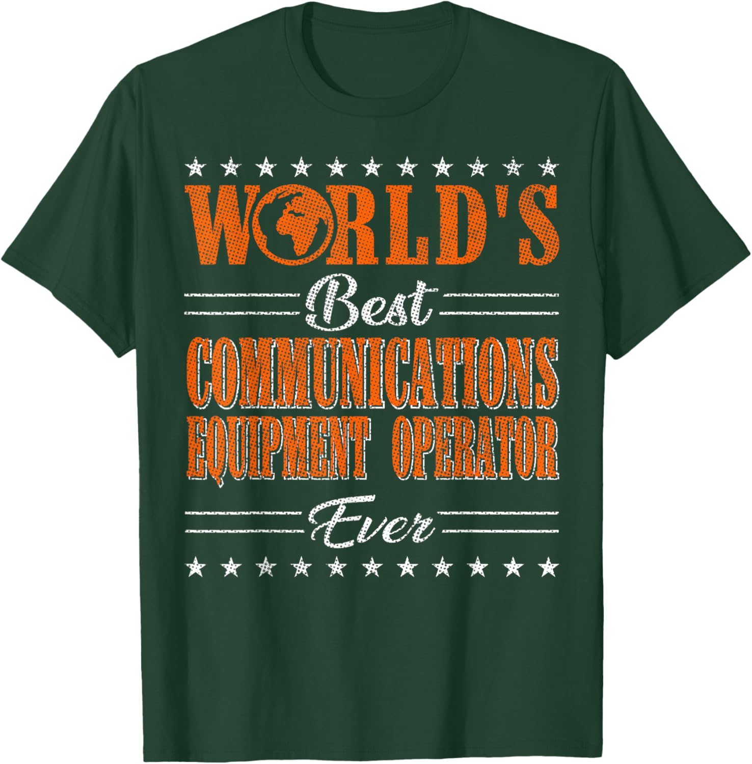 Retro Motif Communications Equipment Operator T-Shirt for Enthusiasts - 8