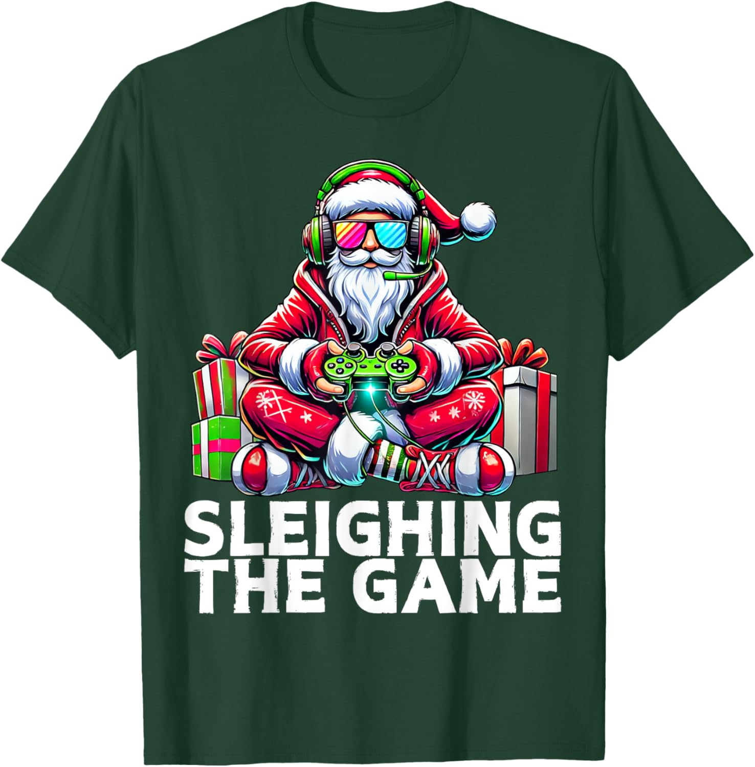 Santa Claus Gamer T-Shirt - Perfect Christmas Gift for Video Game Lovers - 8