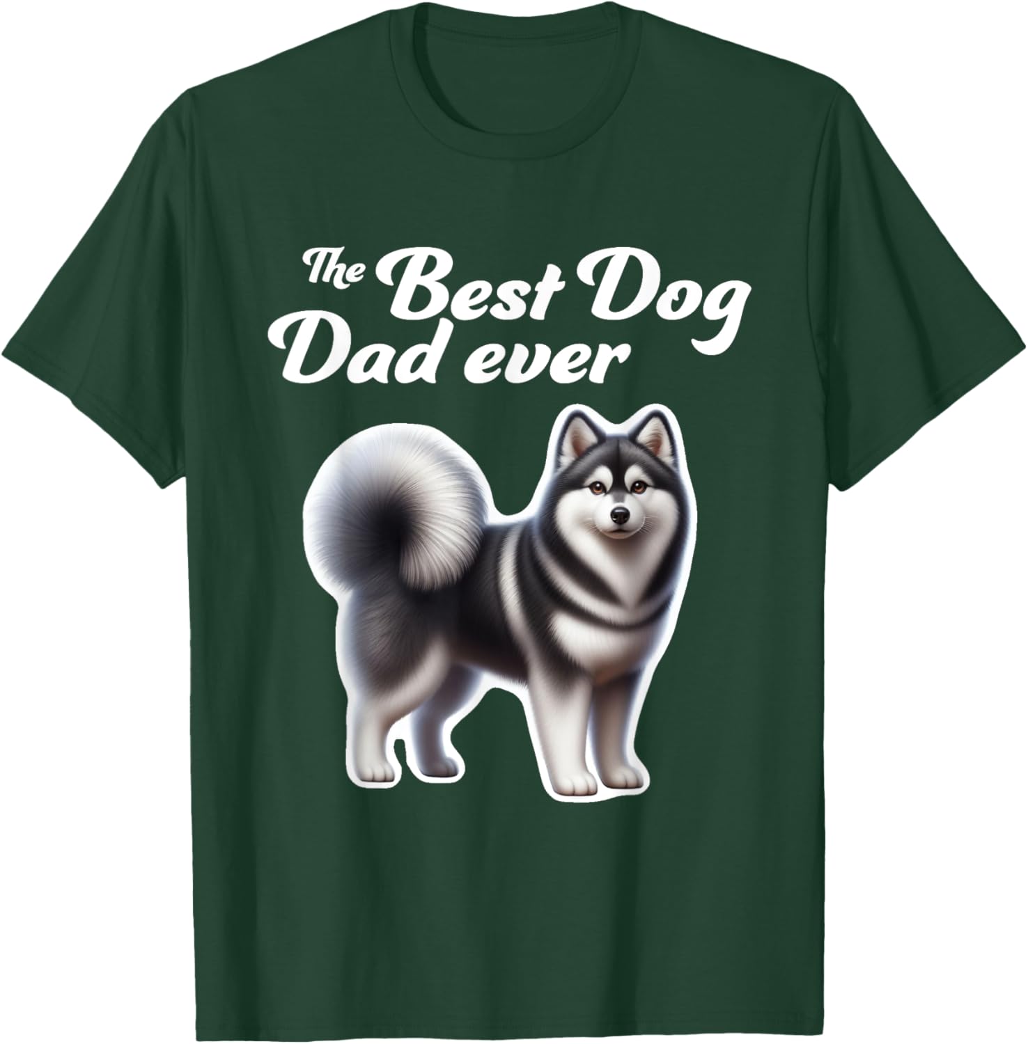Best Dog Dad Ever Alaskan Klee Kai T-Shirt for Men and Women - 9