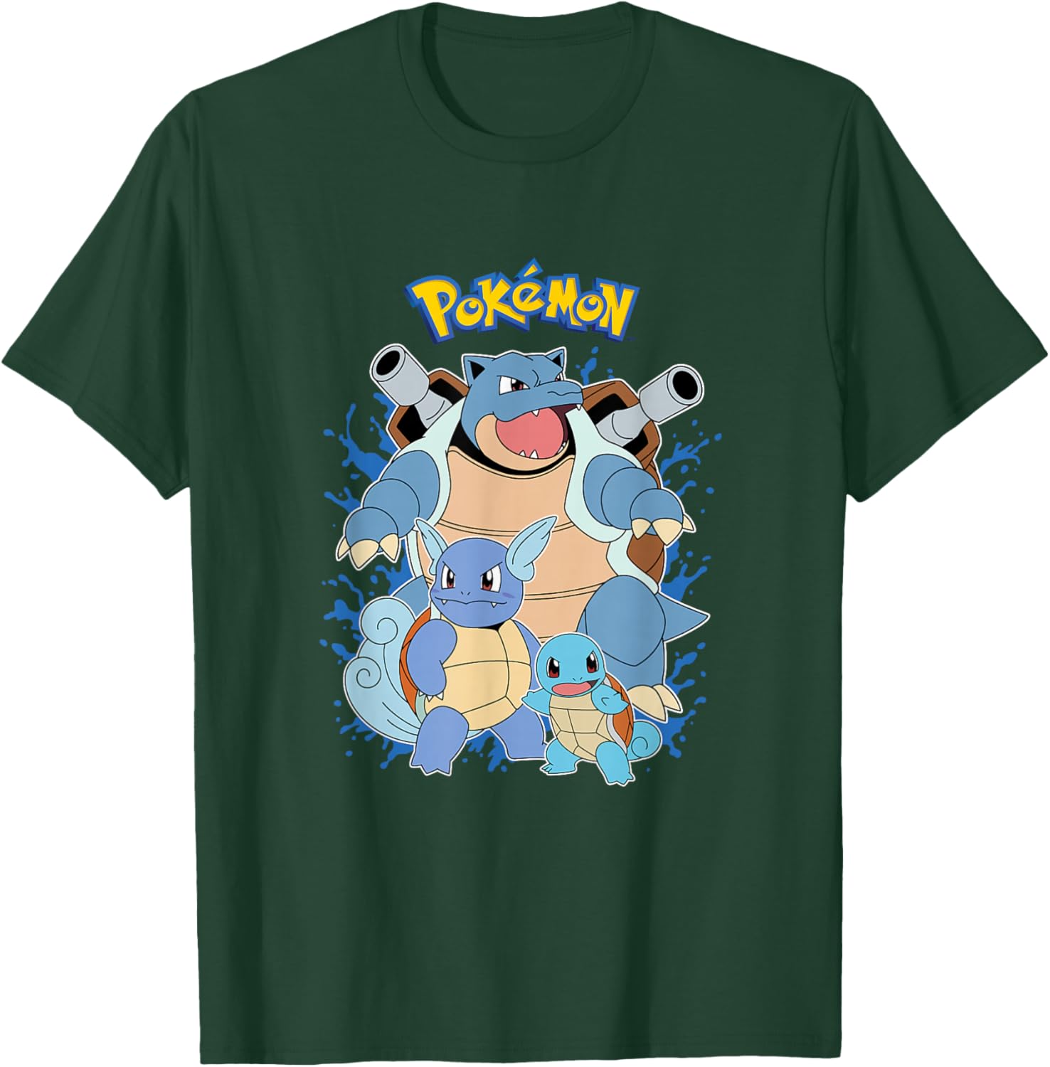 Squirtle Evolution T-Shirt for Pokémon Fans - Fun Graphic Tee Design - 3