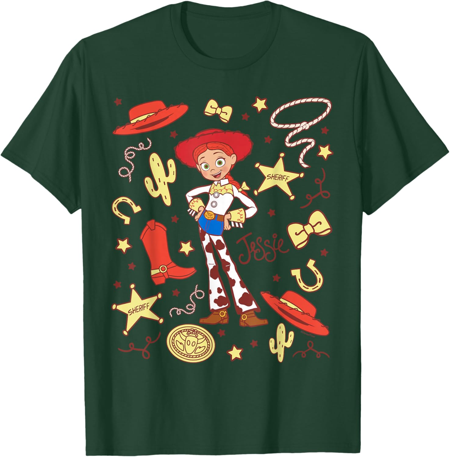 Toy Story Jessie Cowgirl Western Spirit T-Shirt for Kids and Adults - 20
