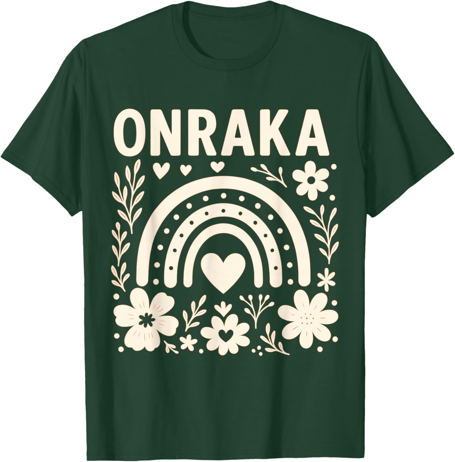 Onraka Bright Orange Rainbow Spirit T-Shirt for Colorful Style Lovers - 8