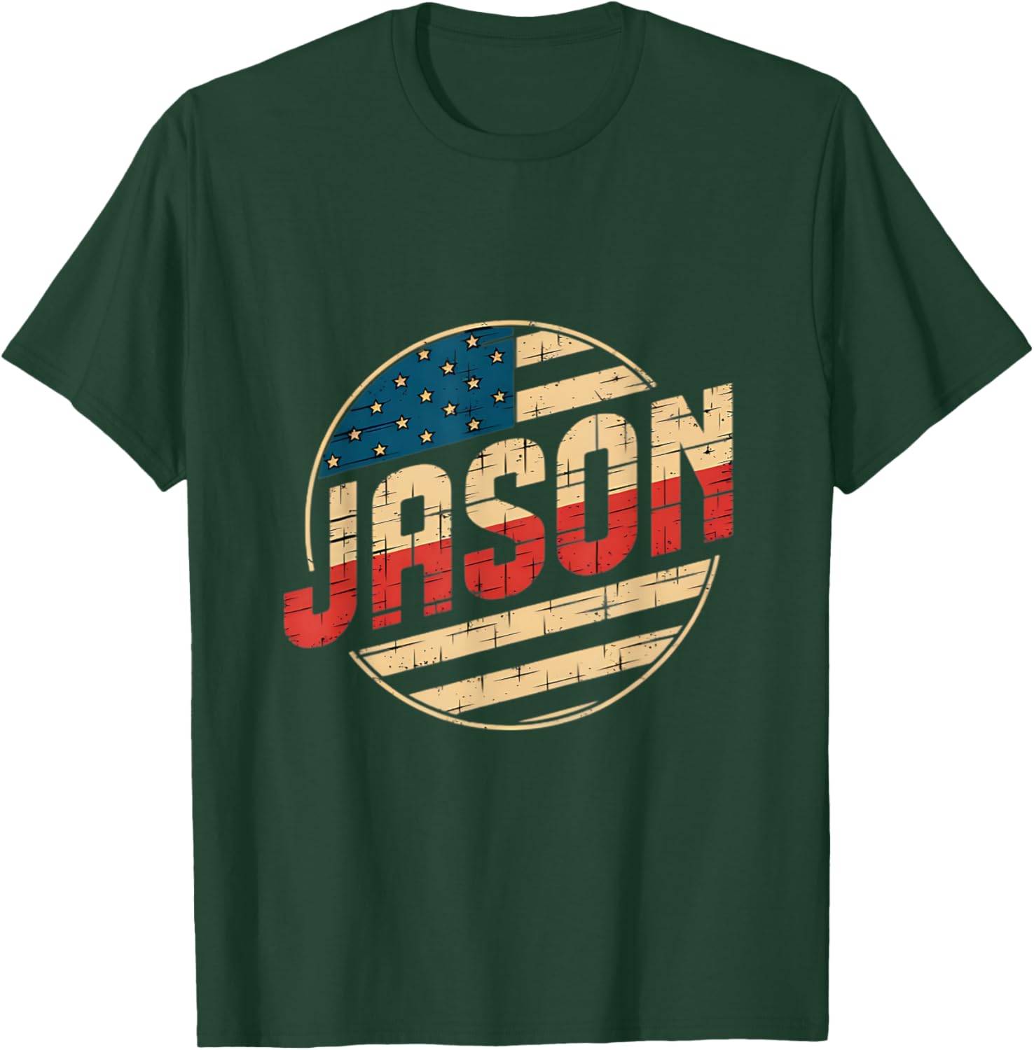 Personalized USA Flag Patriot T-Shirt for JASON - Unique Gift Idea - 15