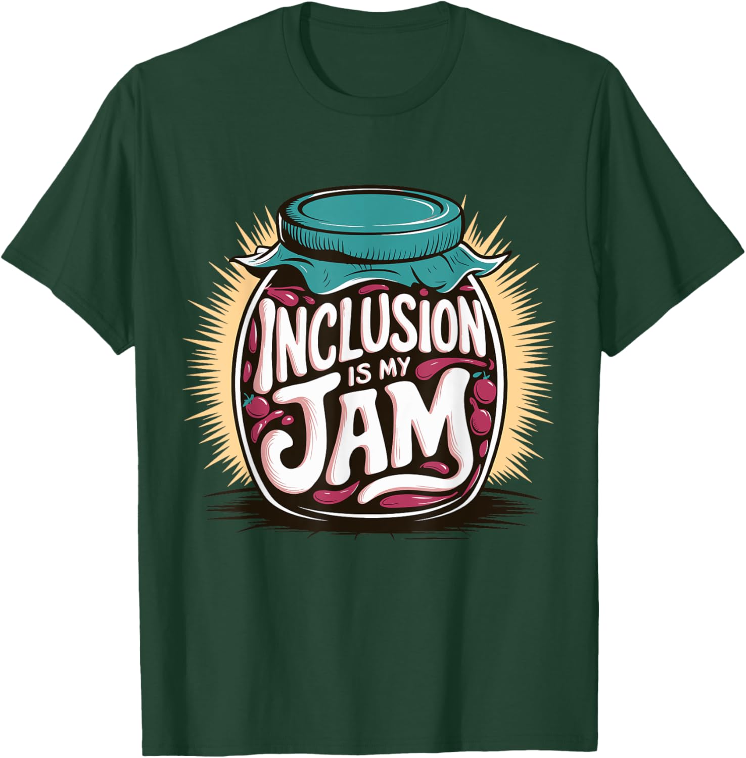 Inclusion Is My Jam T-Shirt for Special Ed SPED Teachers - Fun Apparel - 7