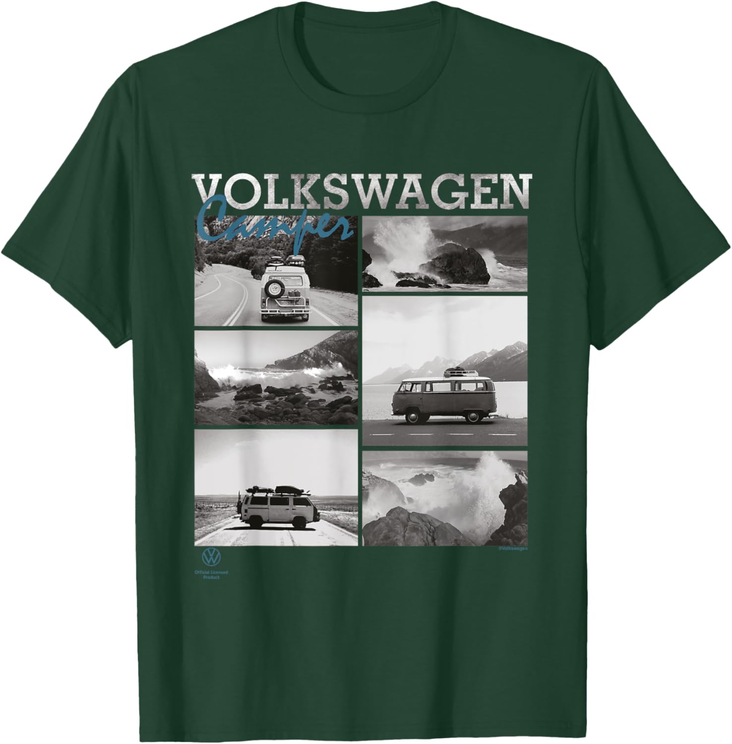 Vintage Volkswagen Camper Adventure T-Shirt for Travel Lovers - 7