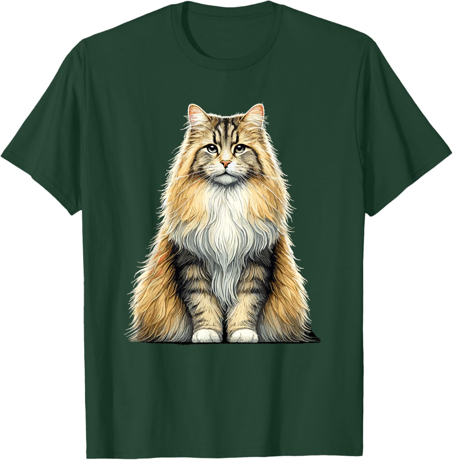 Norwegian Forest Cat T-Shirt for Cat Lovers - Cute and Comfy Design - 22