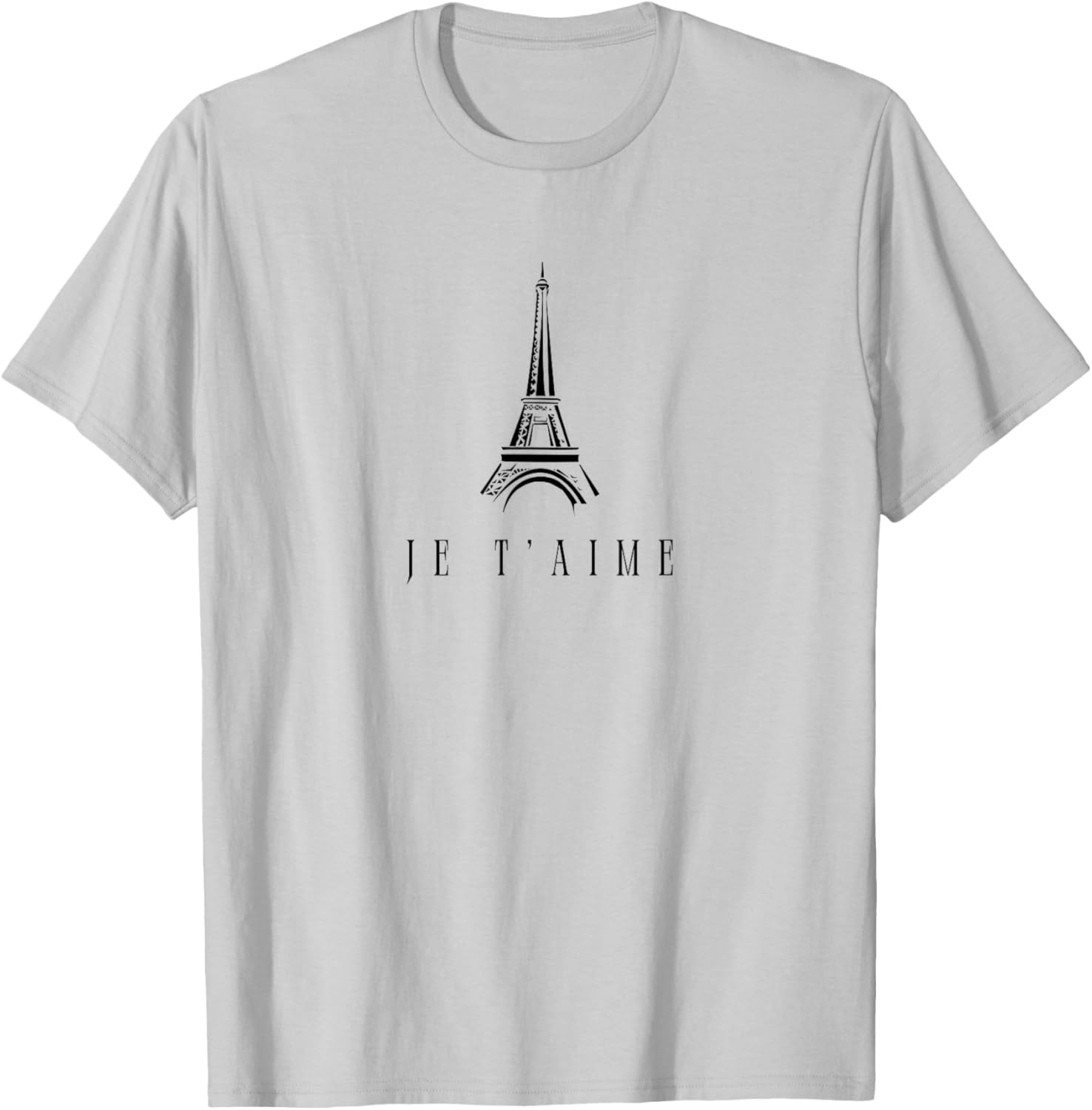 Vintage Eiffel Tower Paris Souvenir T-Shirt Minimalist Style Apparel - 9