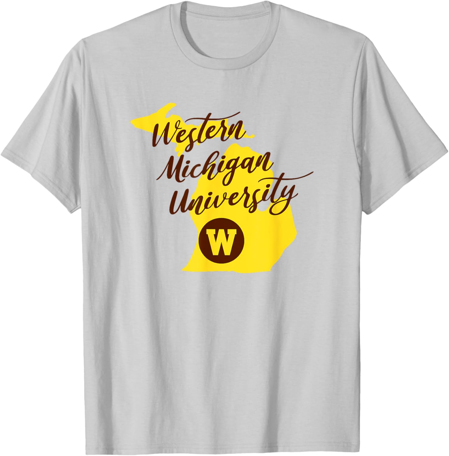 Western Michigan University Broncos Modern Logo T-Shirt for Fans - 2