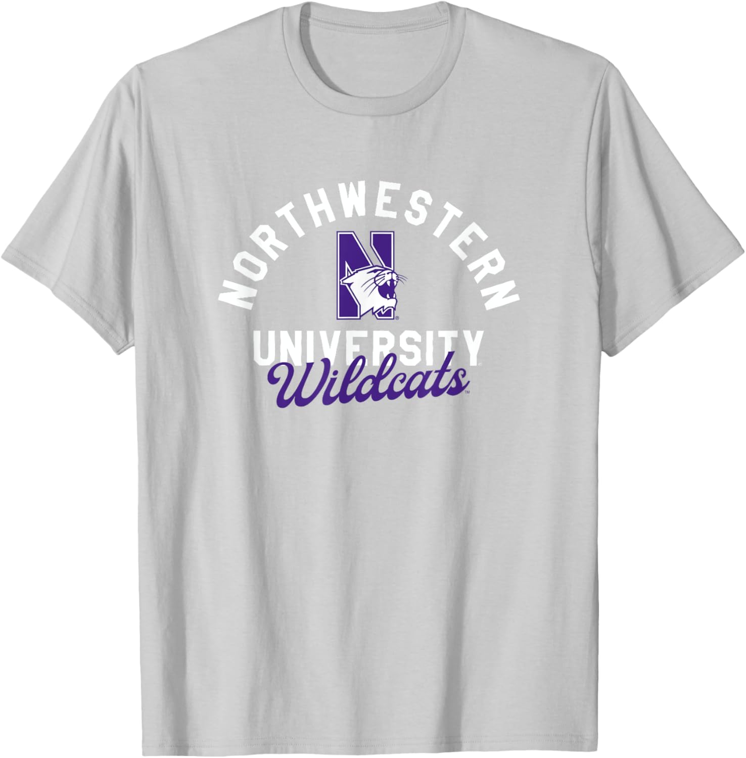 Northwestern University Wildcats Classic Script T-Shirt for Fans - 3