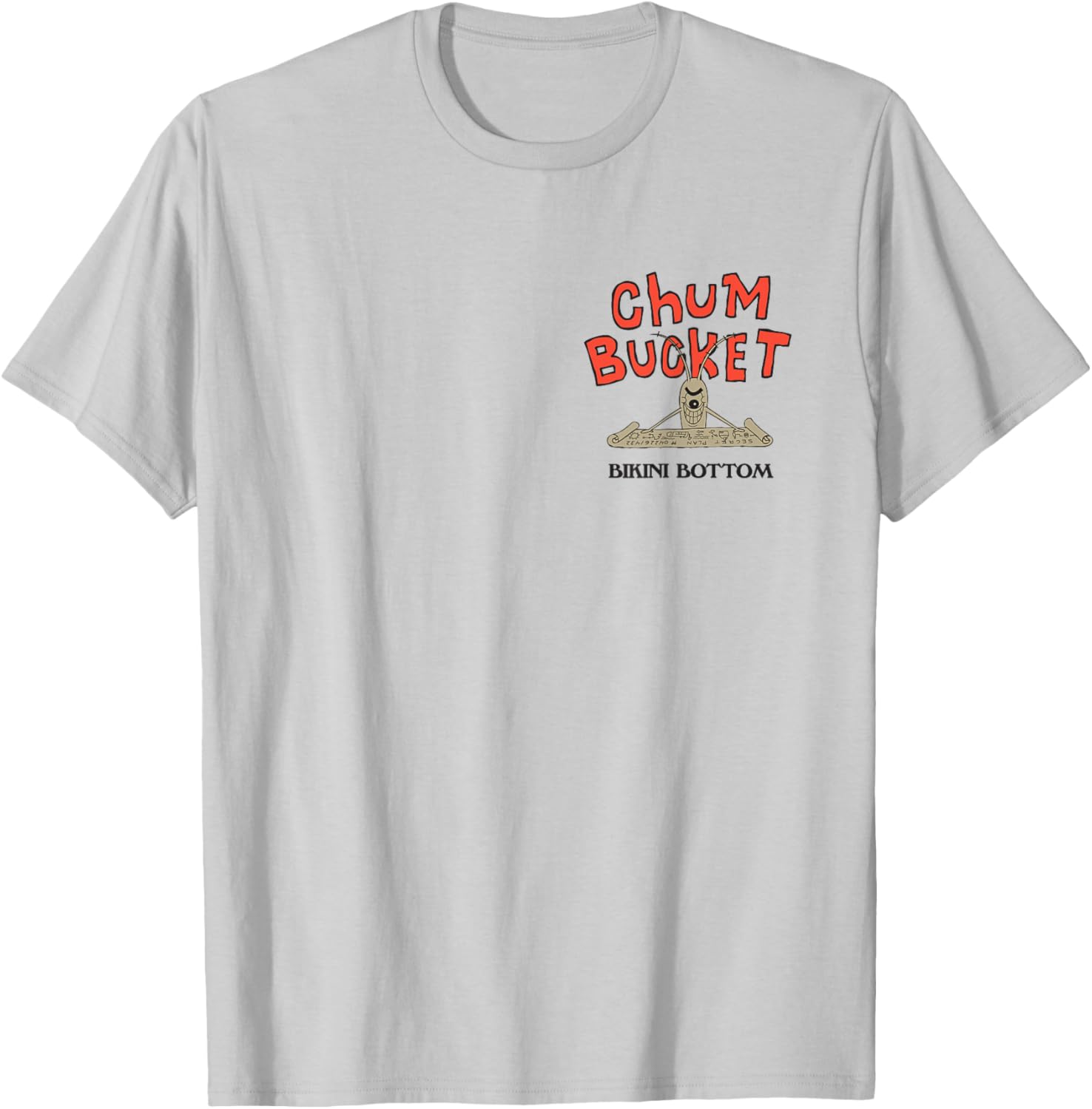 SpongeBob SquarePants Chum Bucket T-Shirt for Fans of Bikini Bottom - 9