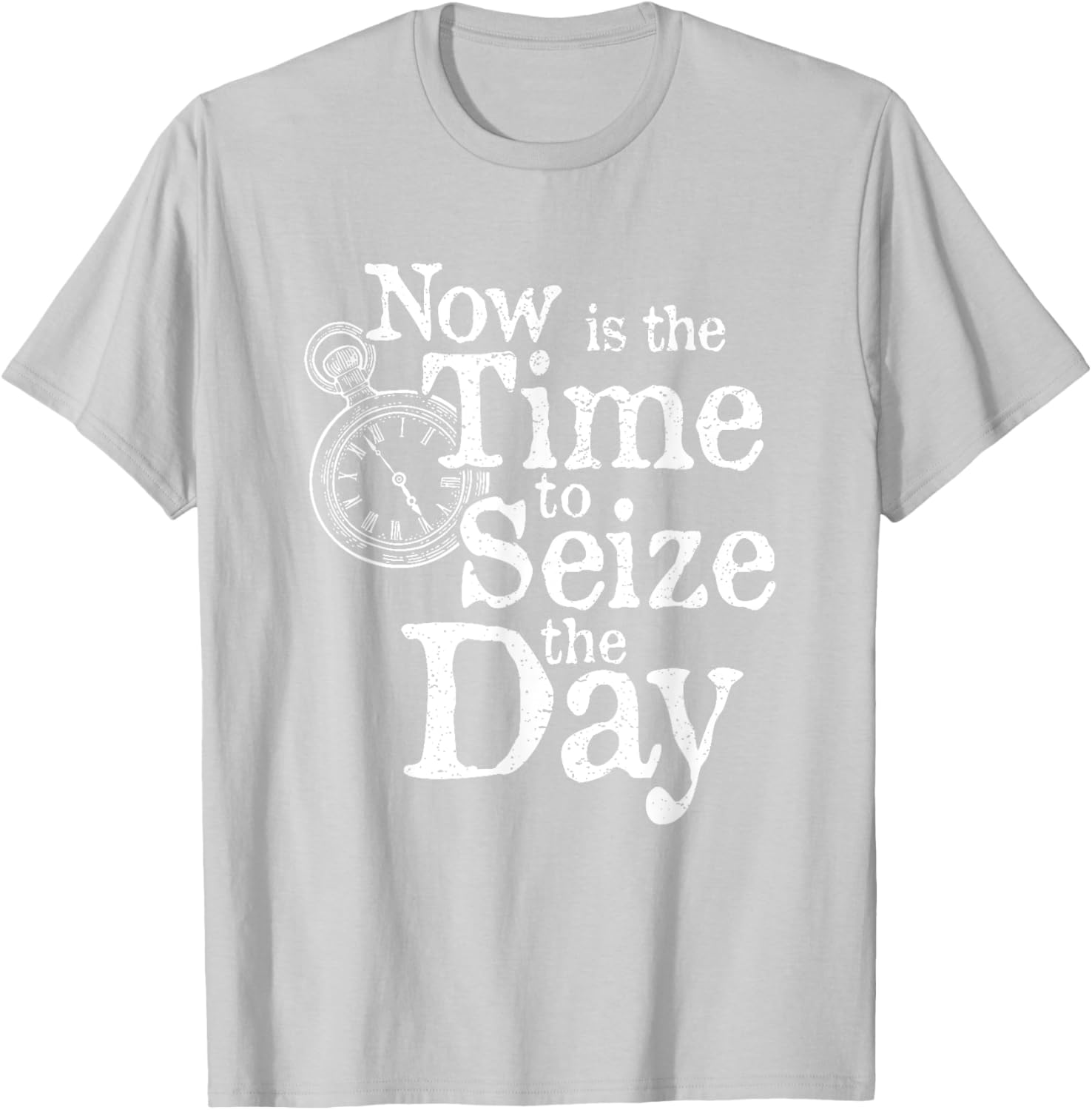 Seize the Day Motivational Quote T-Shirt for Back to School Fun - 23