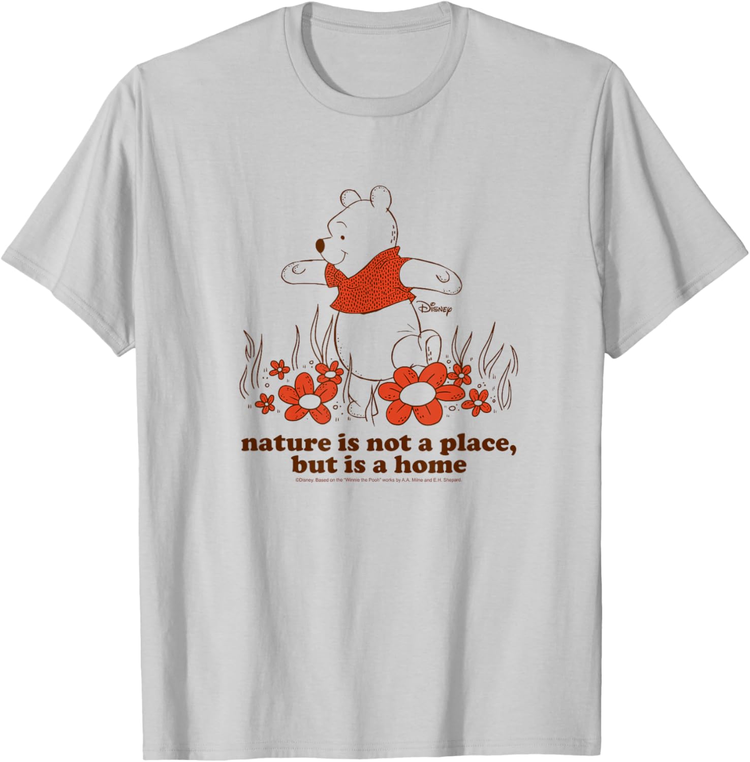 Winnie The Pooh Nature T-Shirt Cozy Home Inspired Apparel for All - 9