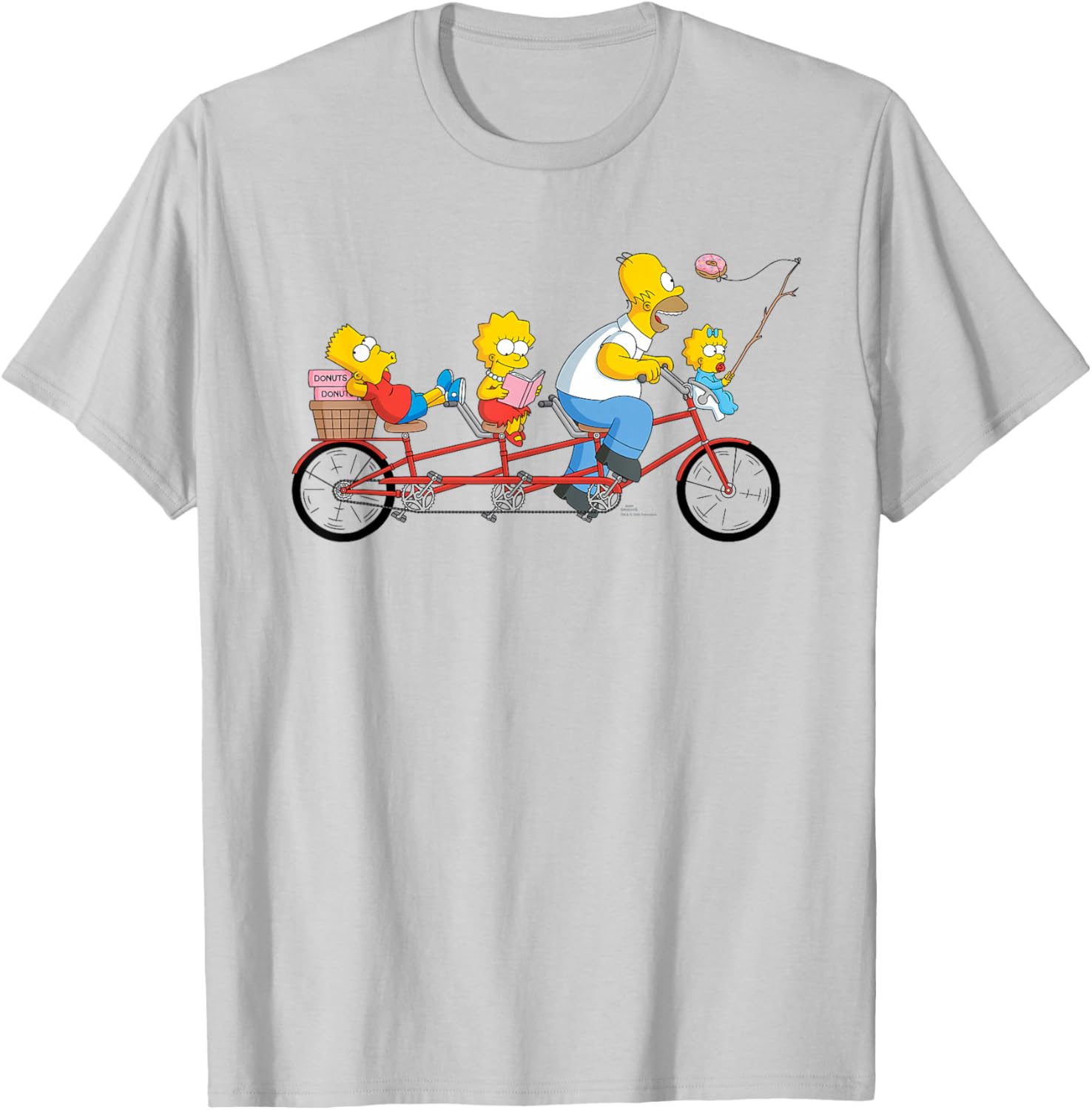 The Simpsons Father's Day Homer Kids Bike Ride T-Shirt for Dad - 23