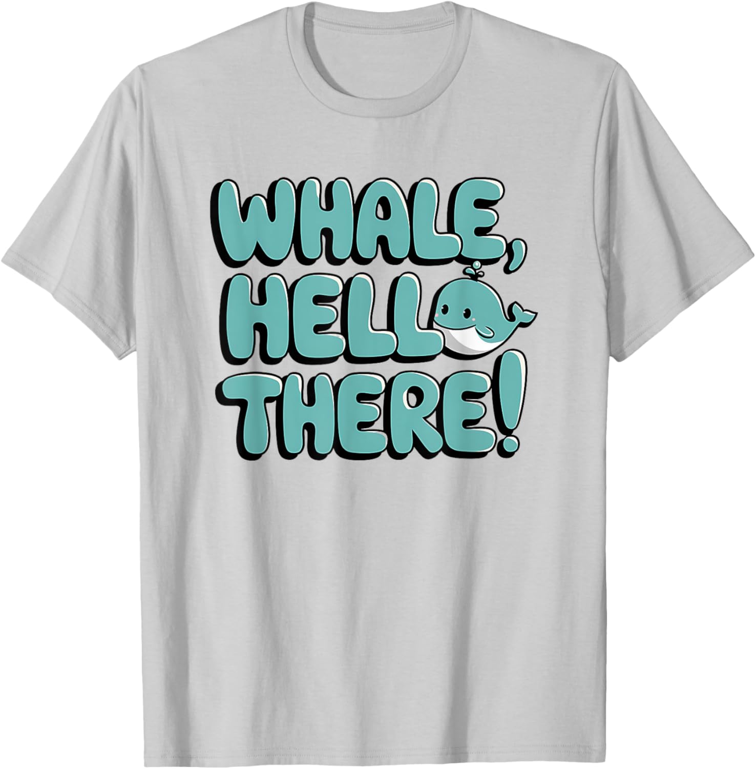 Whale Hello There Cute Ocean Pun T-Shirt for Animal Lovers - 25
