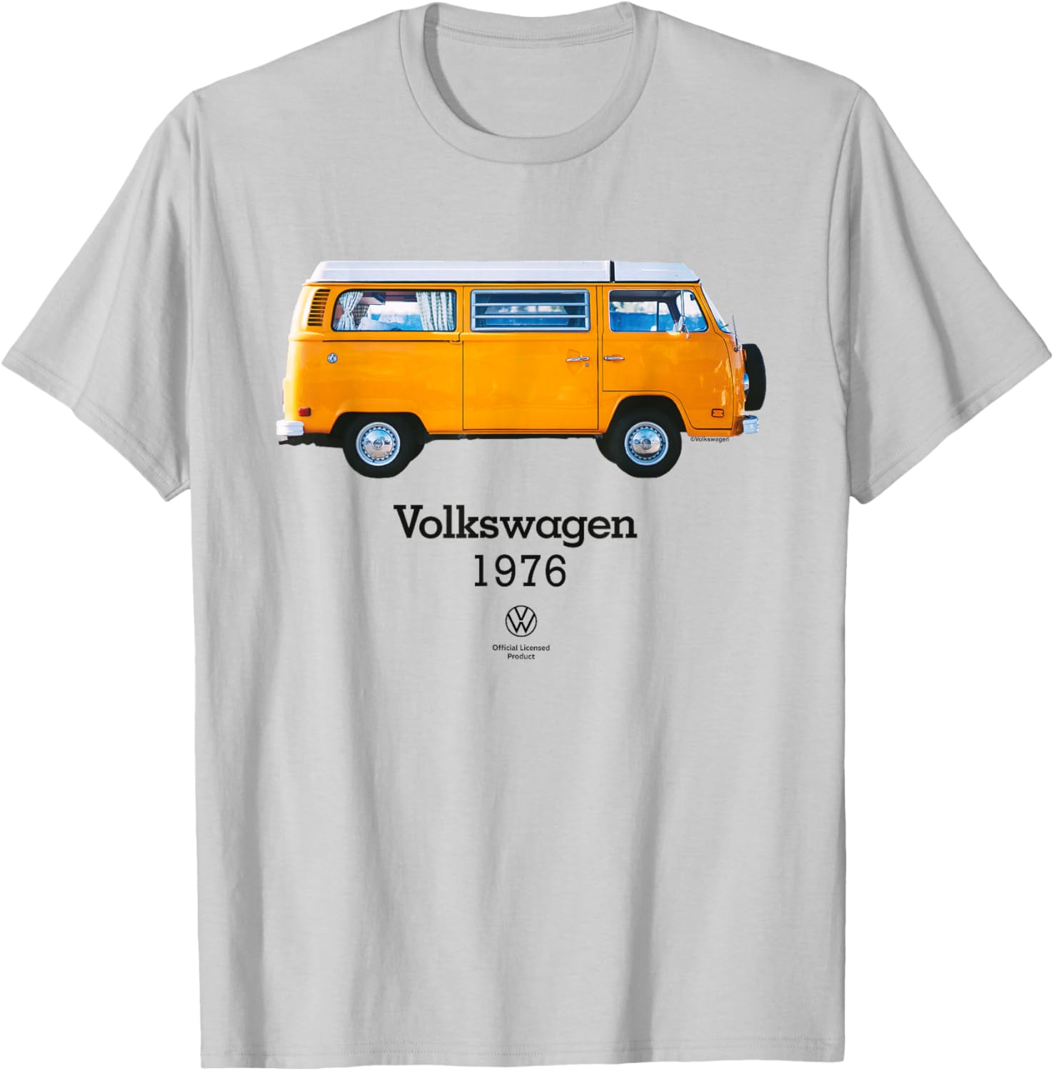 Vintage 1976 Volkswagen Camper Bus T-Shirt for Retro Adventure Lovers - 4
