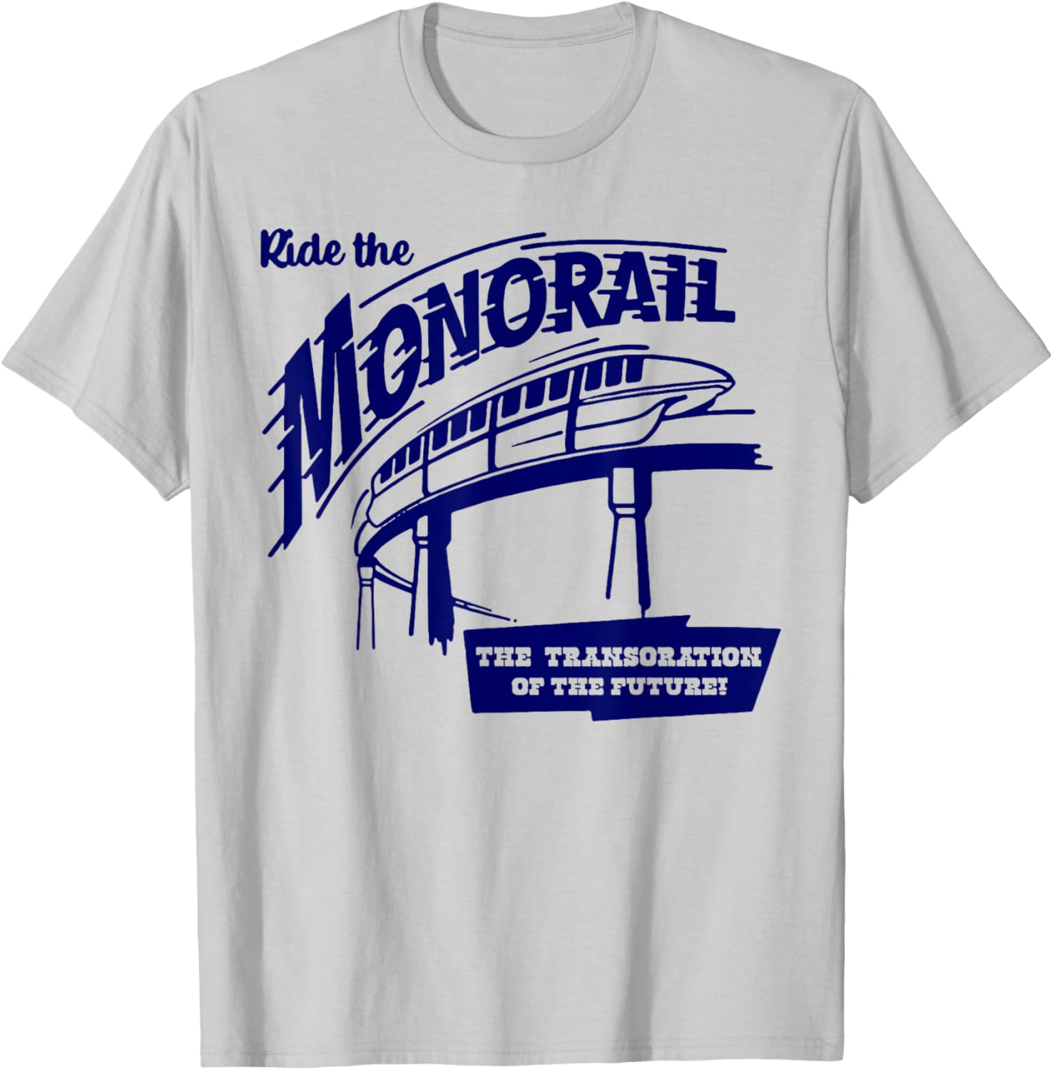 Ride the Monorail T-Shirt - Fun Future Transportation Apparel for Everyone - 2