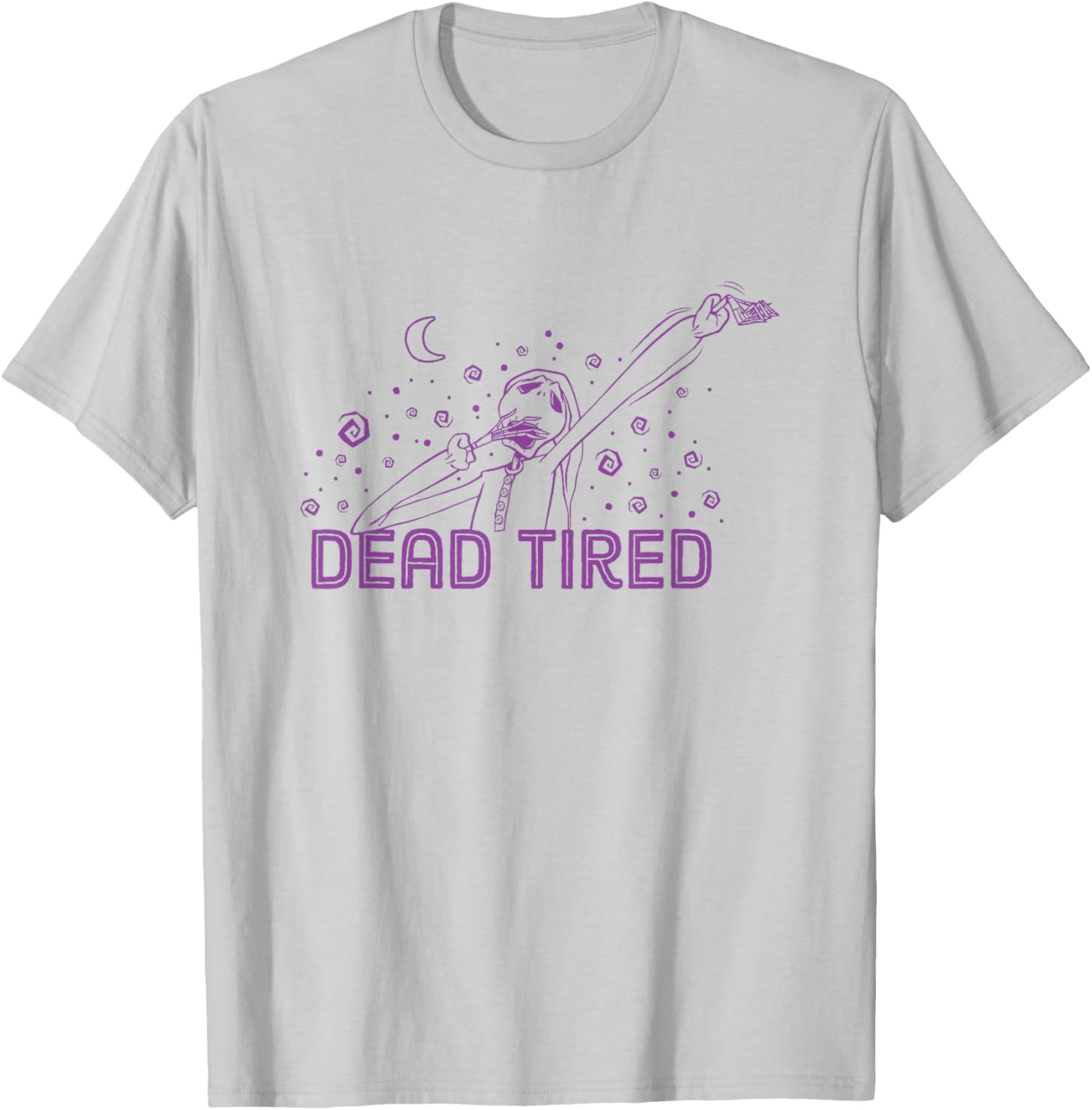 Disney Nightmare Before Christmas Dead Tired Jack T-Shirt for Fans - 5