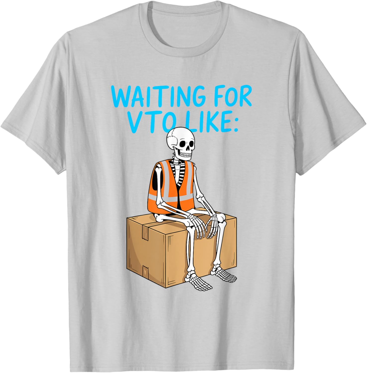 VTO Coworker Associate Skeleton T-Shirt for Fun Office Vibes - 22