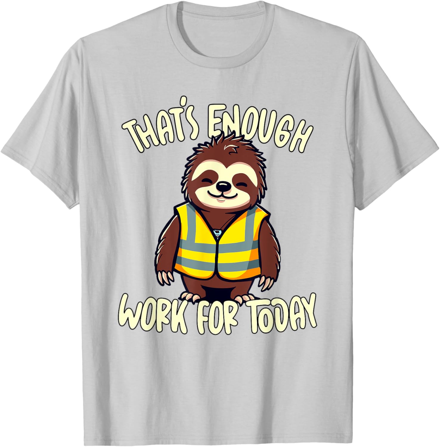 Sloth Lazy Coworker T-Shirt Perfect for a Relaxed Workday Vibes - 17