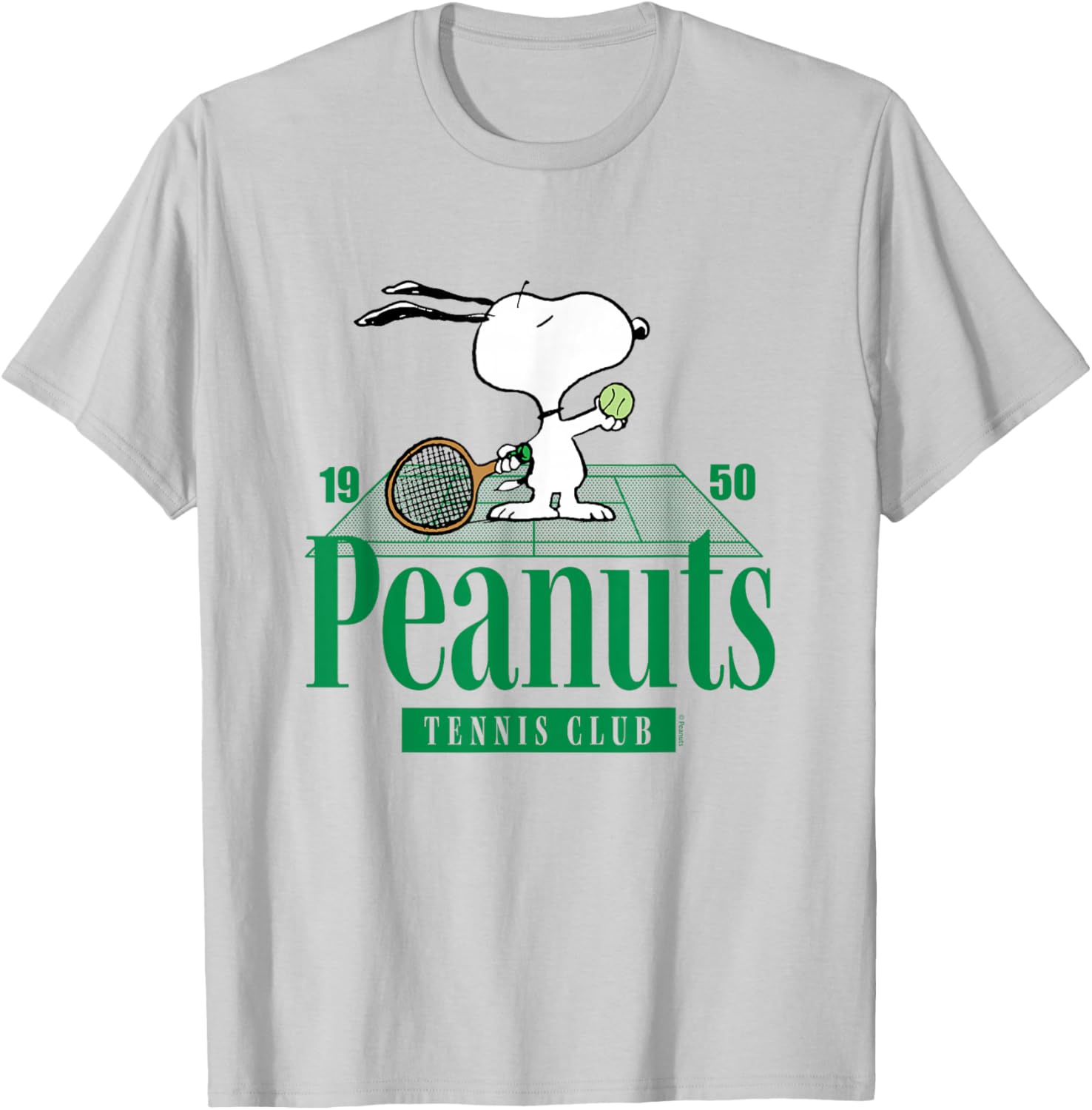 Peanuts Tennis Club T-Shirt for Fans of Classic Cartoon Style - 8