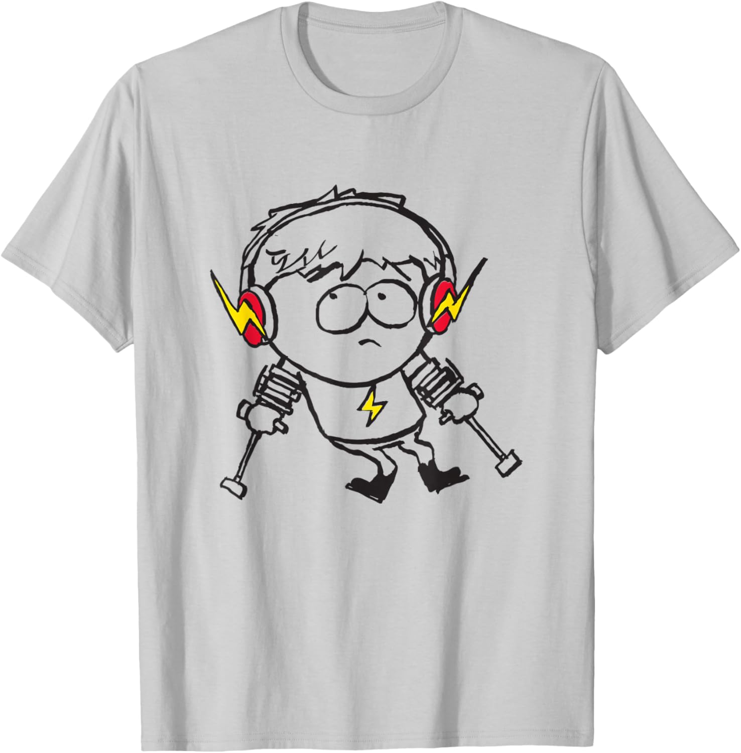 South Park Fast Jimmy Line Art T-Shirt - Fun Graphic Tee for Fans - 6