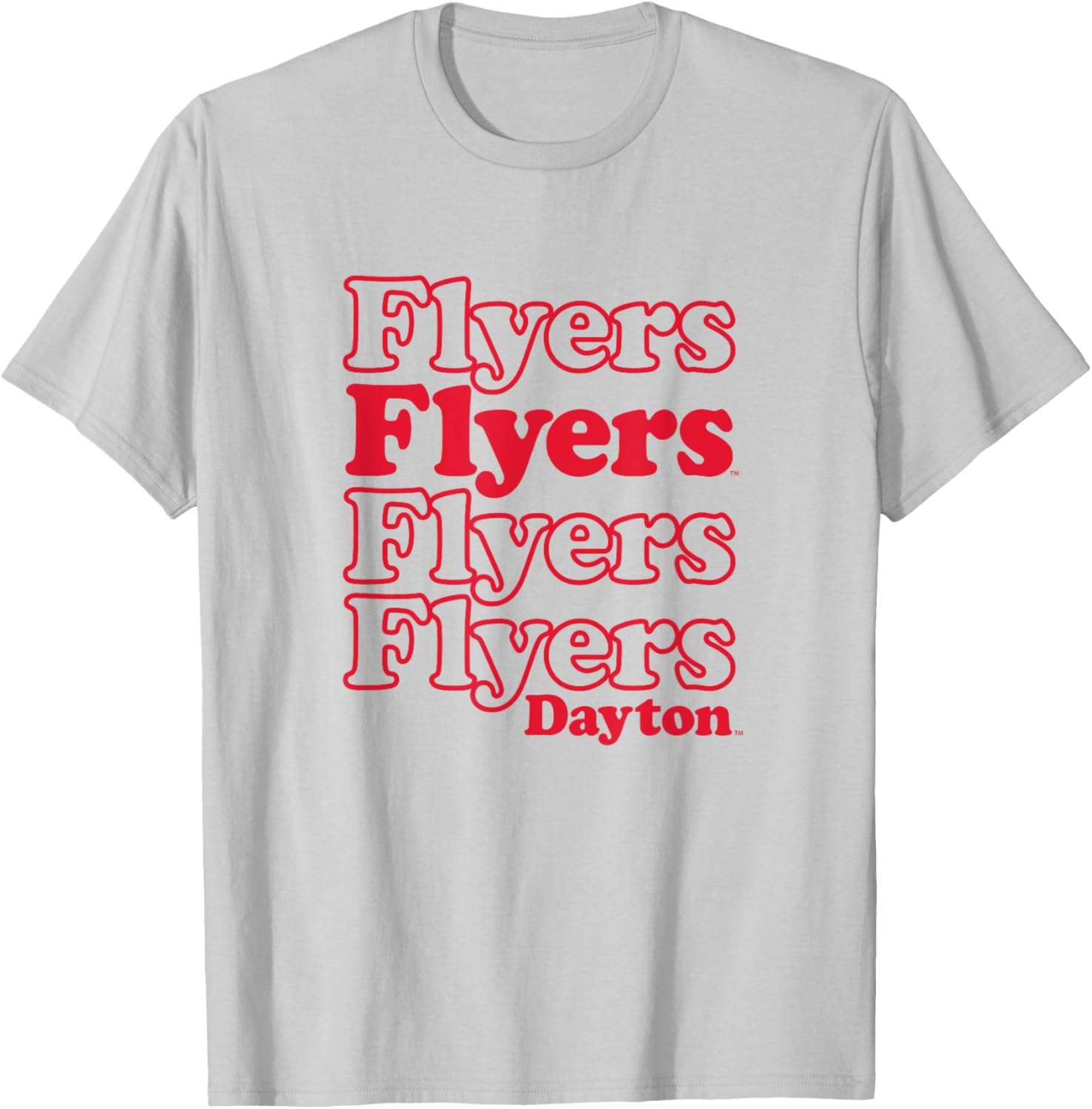 University of Dayton Flyers Stacked Spirit T-Shirt for Fans and Athletes - 1