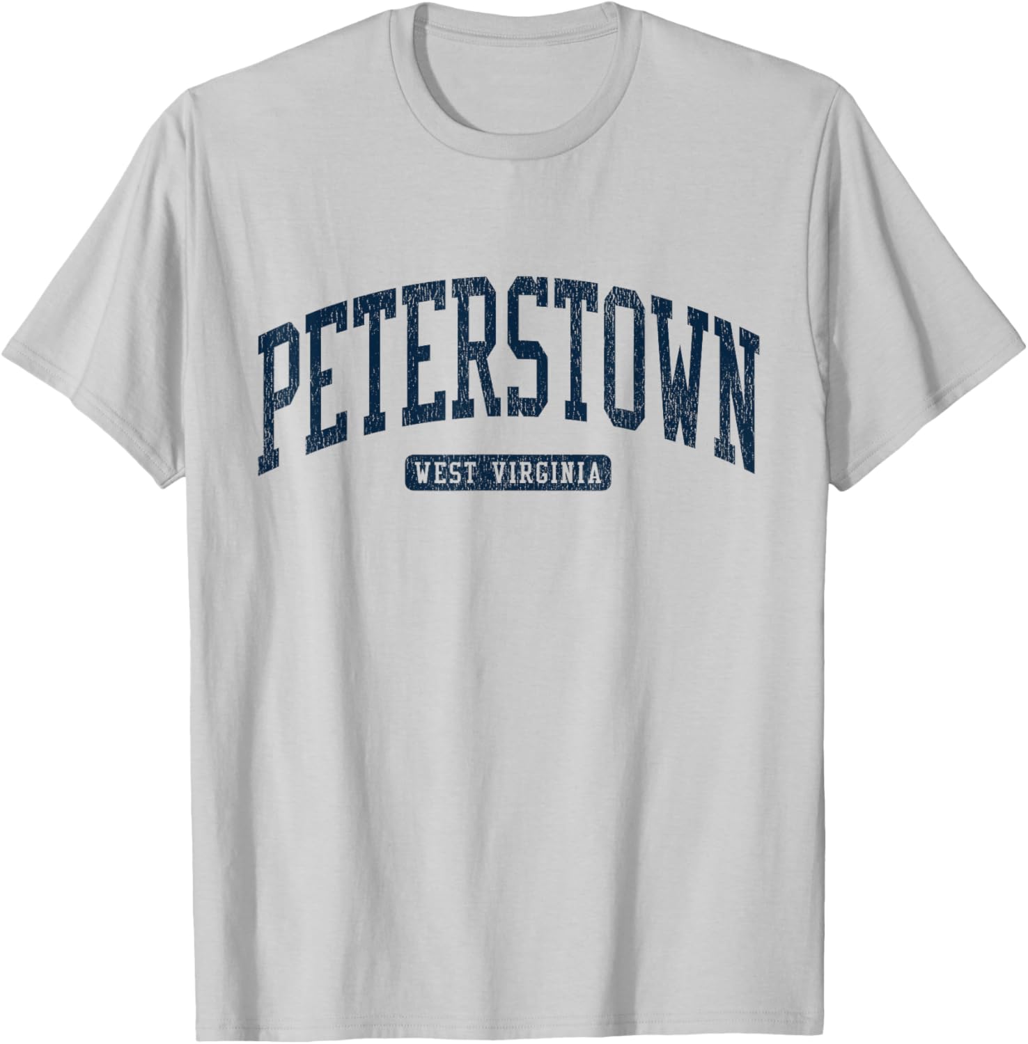 Peterstown WV College University Blue T-Shirt for Students and Alumni - 8