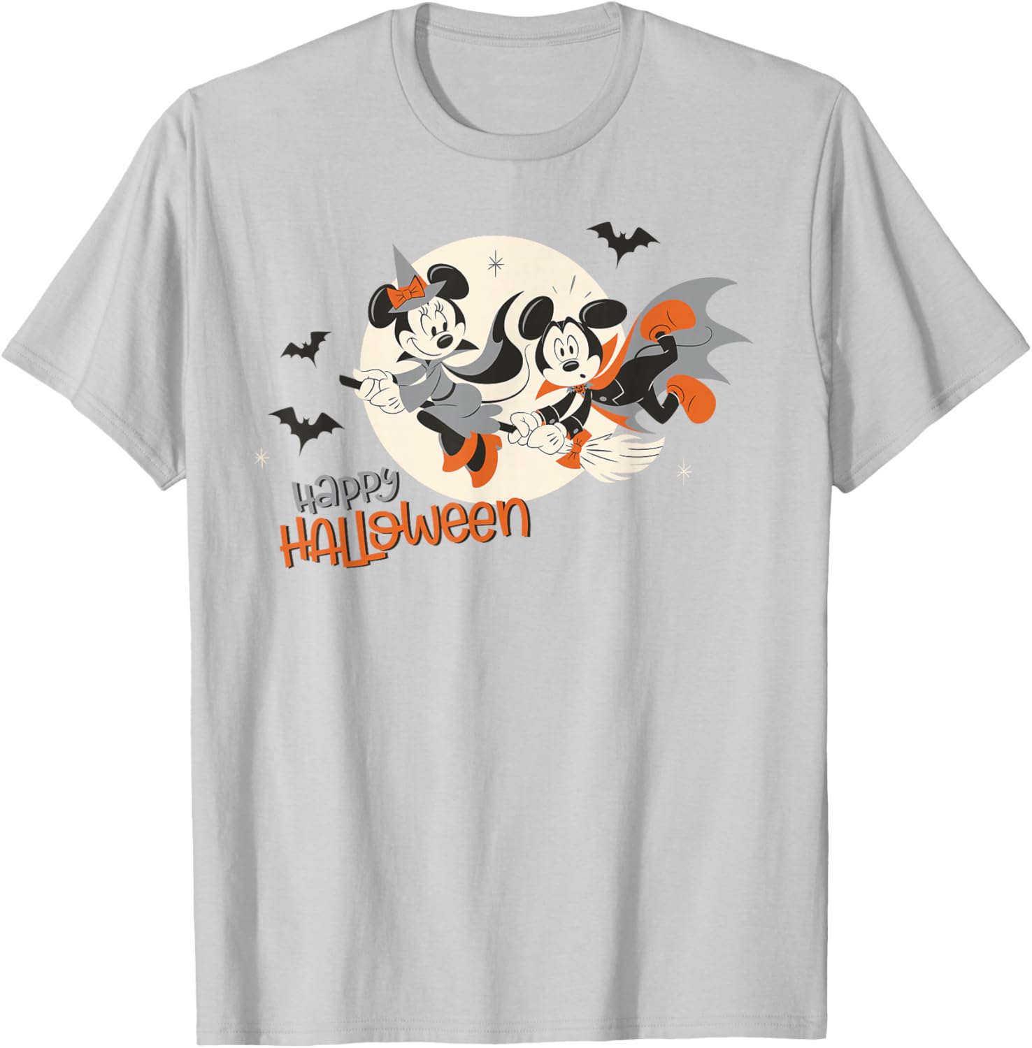 Disney Halloween Minnie and Mickey Flying T-Shirt for Kids and Adults - 2