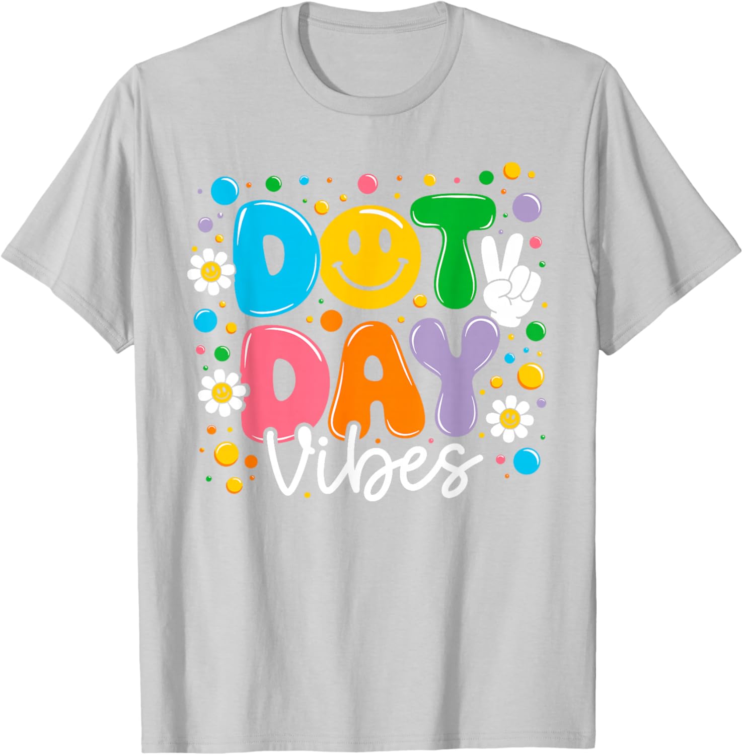 Happy Dot Day 2025 Colorful Polka Dot T-Shirt for Kids and Teachers - 28