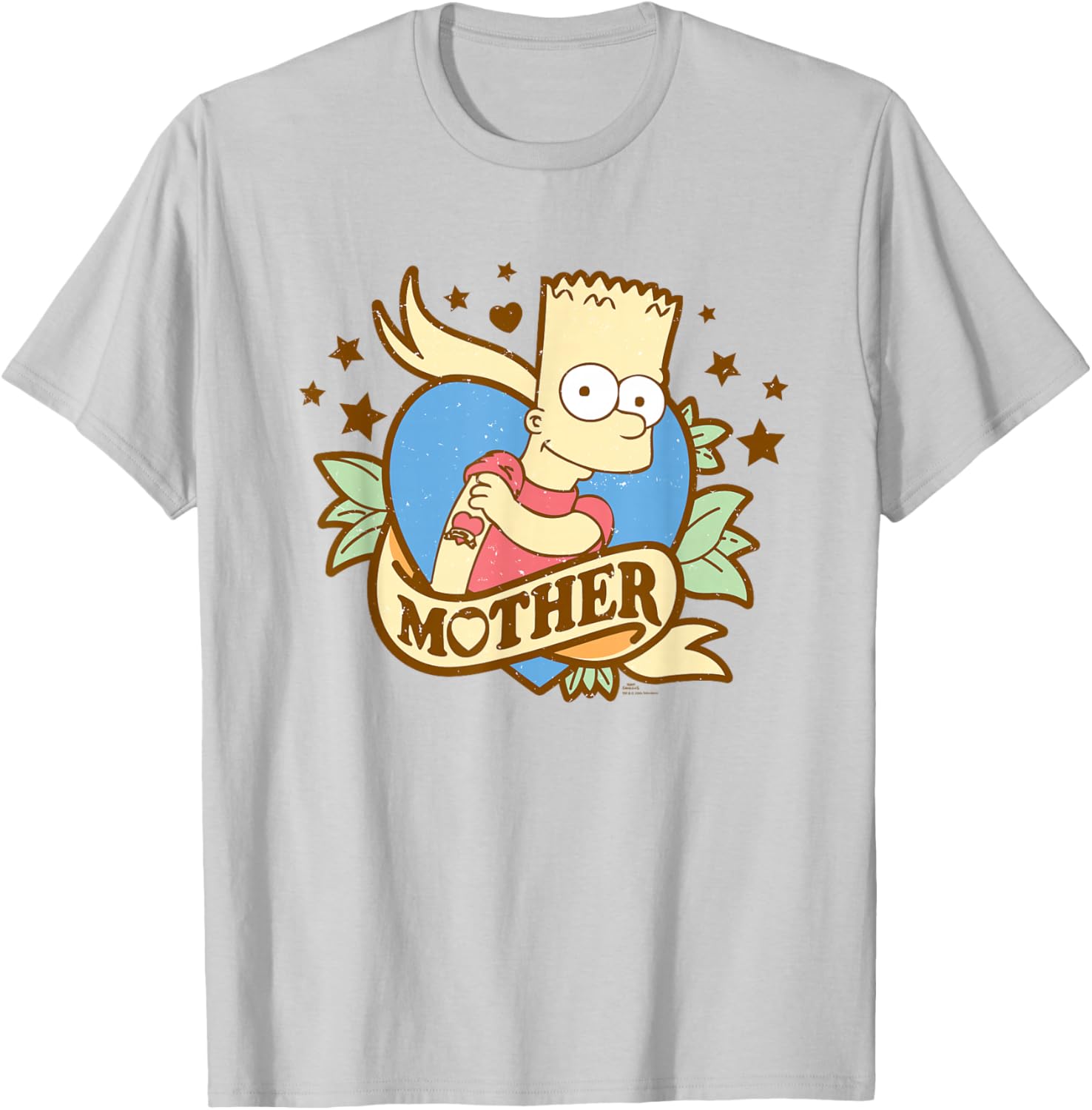 Retro Bart Simpson Mother's Day T-Shirt Gift for Moms and Fans - 4