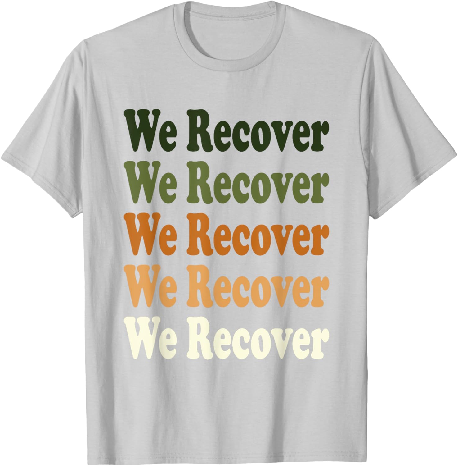 We Recover Repeat Recovery Sobriety T-Shirt for Support and Style - 3