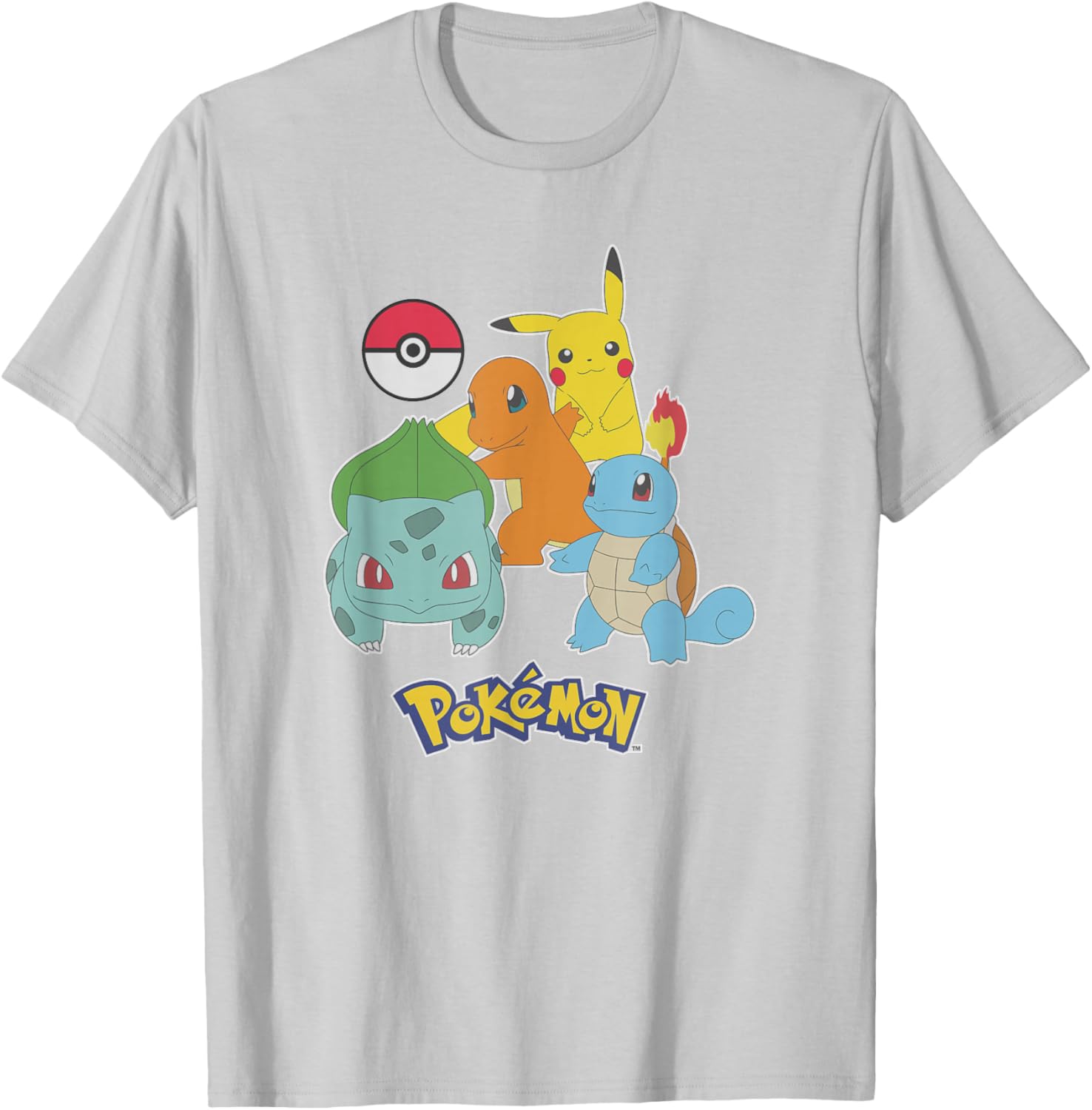 Pokemon First Generation Group Shot Logo T-Shirt for Fans and Collectors - 1