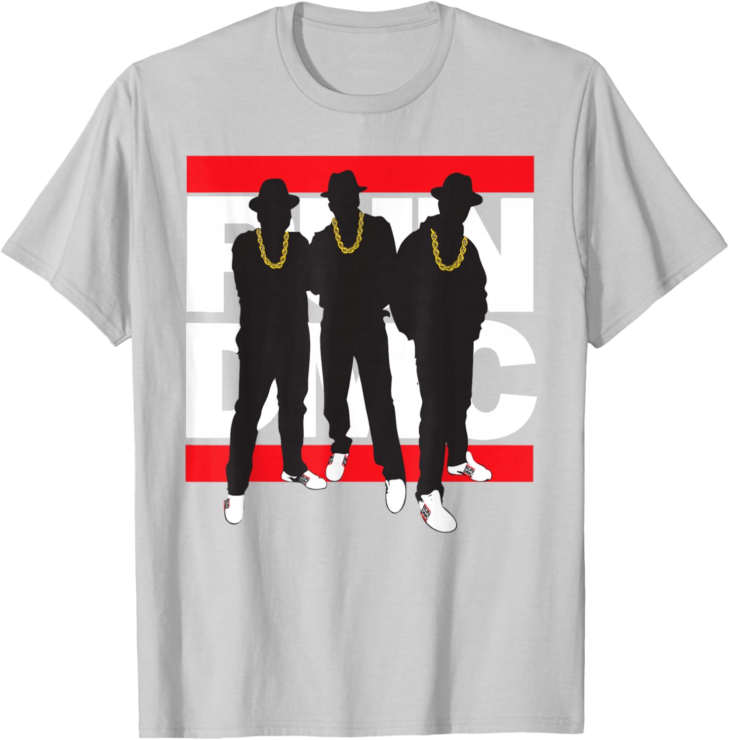 Run DMC Official Black Silhouette Band T-Shirt Size Small for Fans - 4
