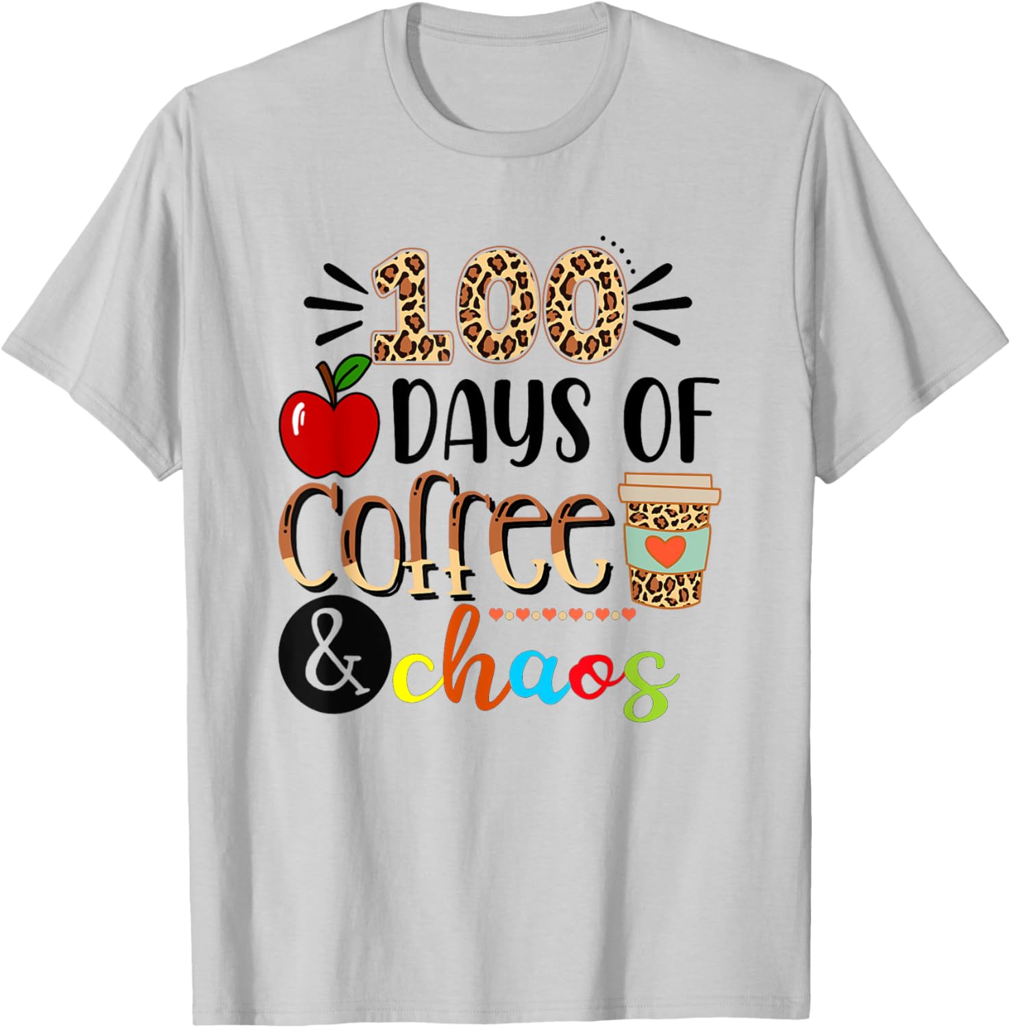 100 Days of School Teacher T-Shirt Perfect Gift for Educators - 2