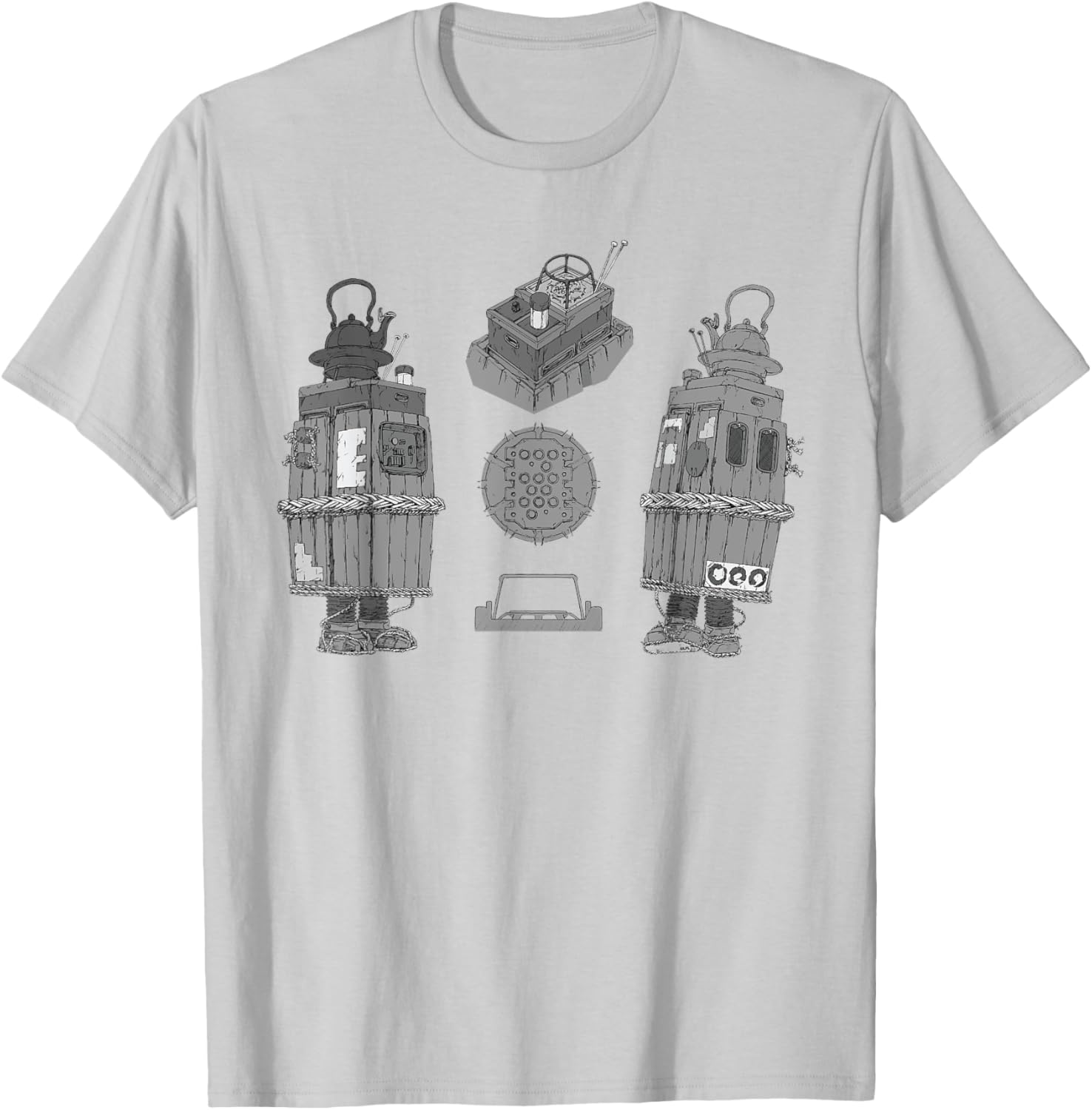 Star Wars Visions The Duel Tea House GNK Droid T-Shirt for Fans - 8
