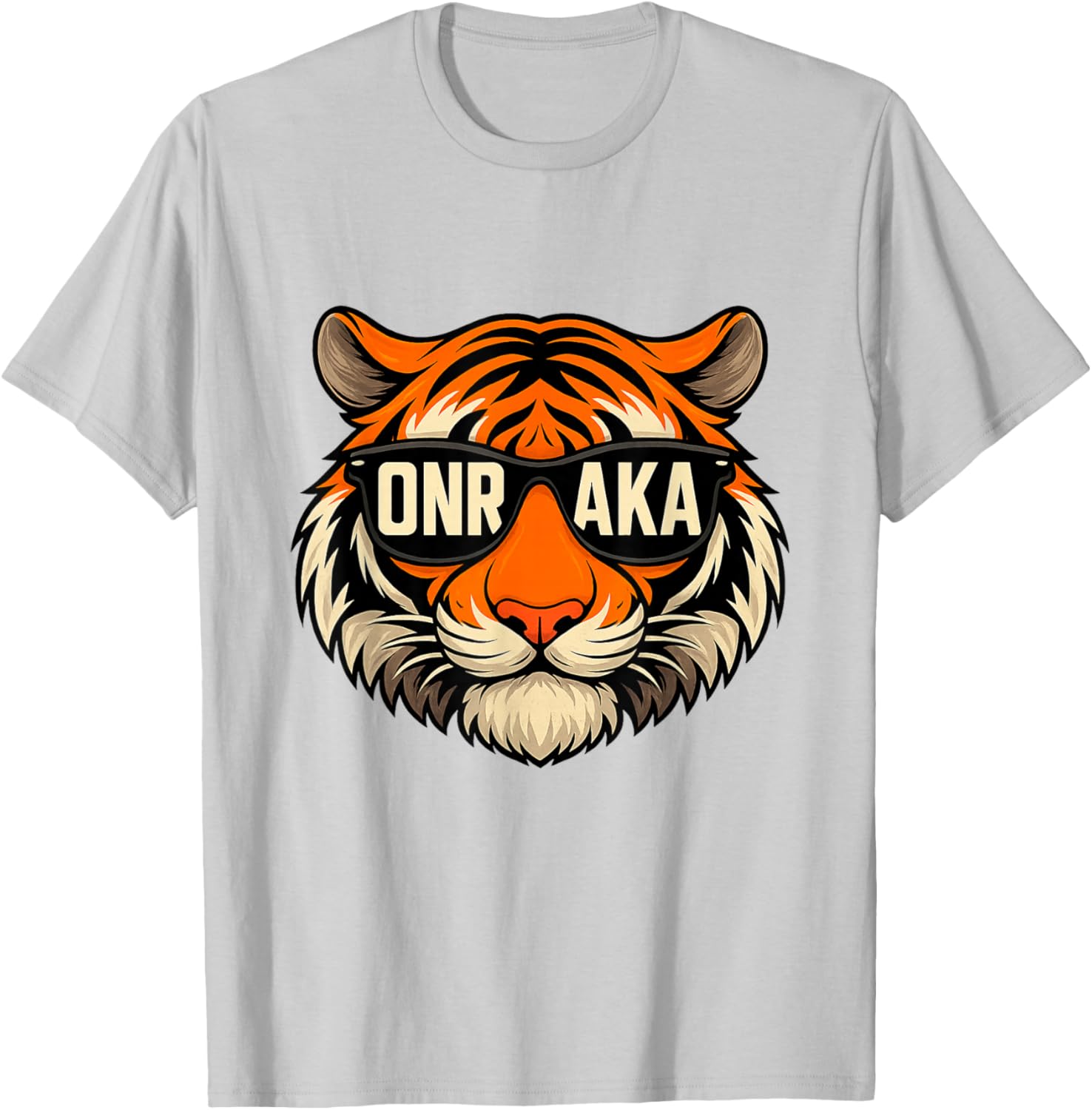 Vintage Tiger Graphic T-Shirt Onrakas Retro Sunglasses Unity Apparel - 12
