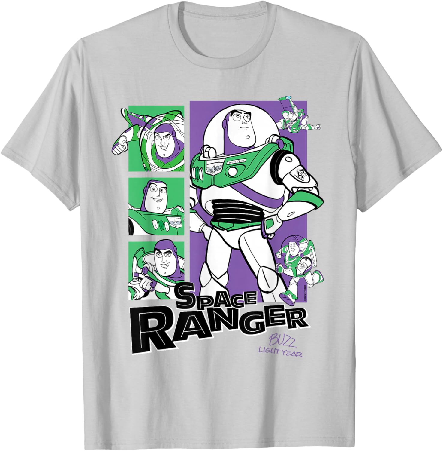 Toy Story Buzz Lightyear Signature T-Shirt for Kids and Adults - 6