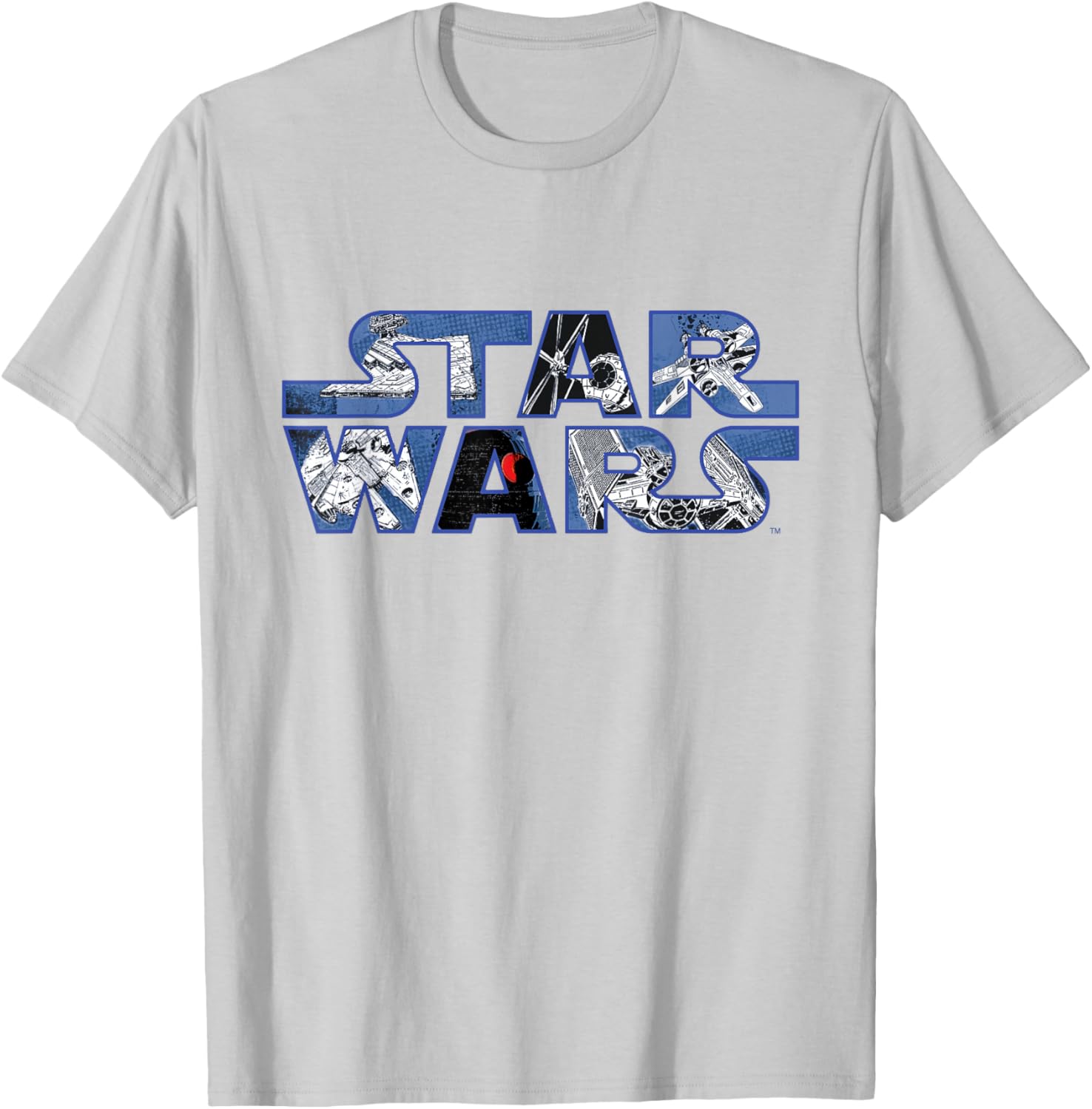 Star Wars Millennium Falcon and Death Star T-Shirt for Fans and Collectors - 5