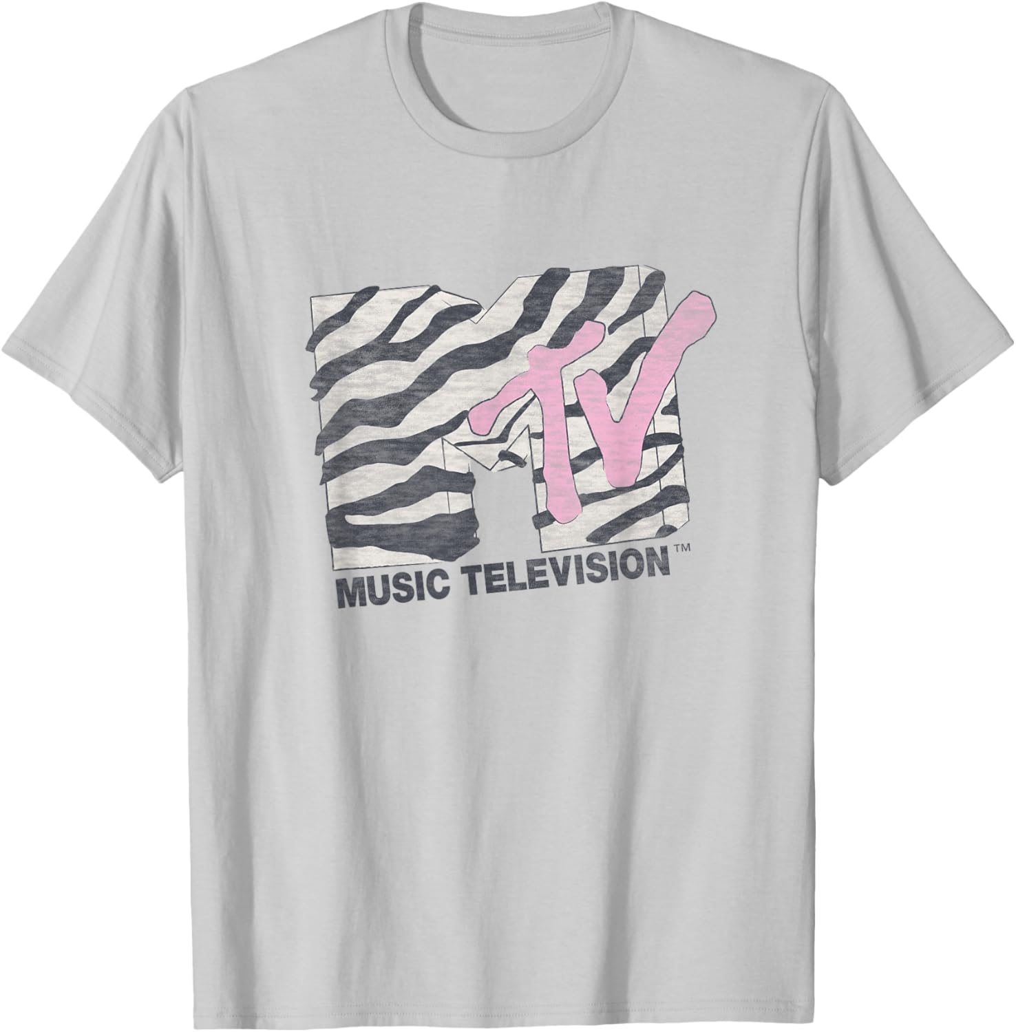 Vintage Pink Zebra Print T-Shirt for Stylish Animal Print Lovers - 8