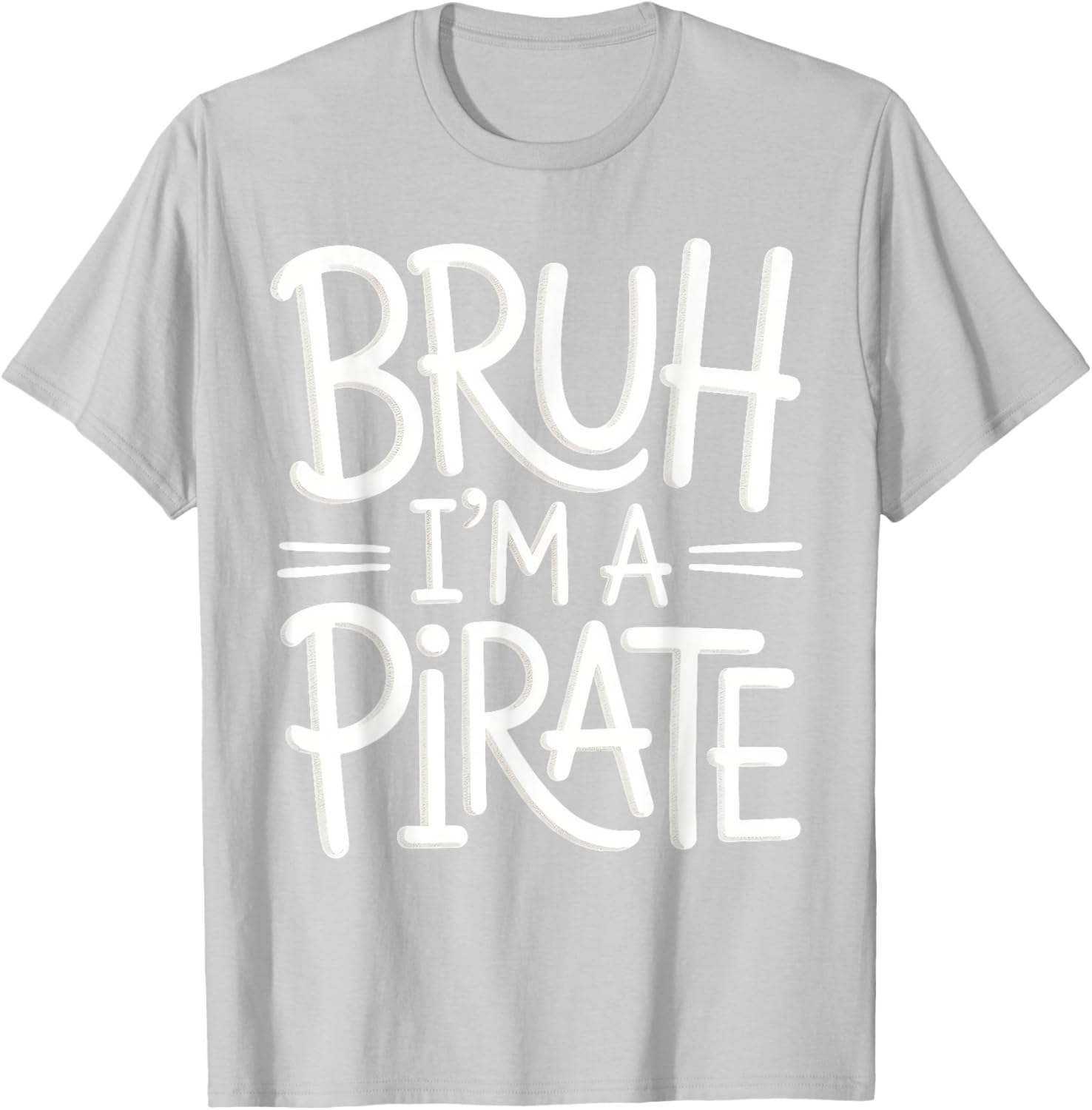 Bruh Pirate Lazy Halloween Costume Kids T-Shirt for Fun Dress-Up - 24