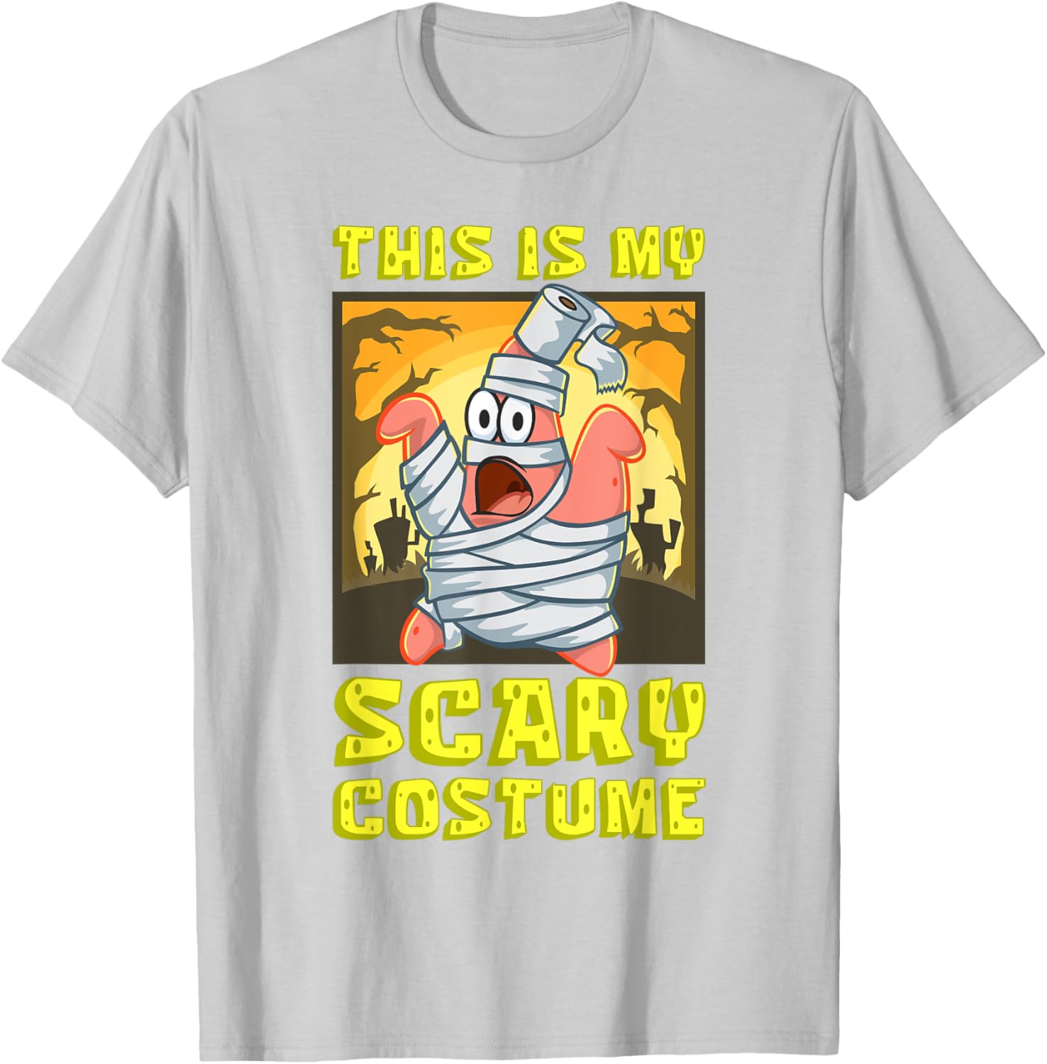 Mademark SpongeBob Halloween Patrick Mummy T-Shirt Fun Costume Apparel - 9