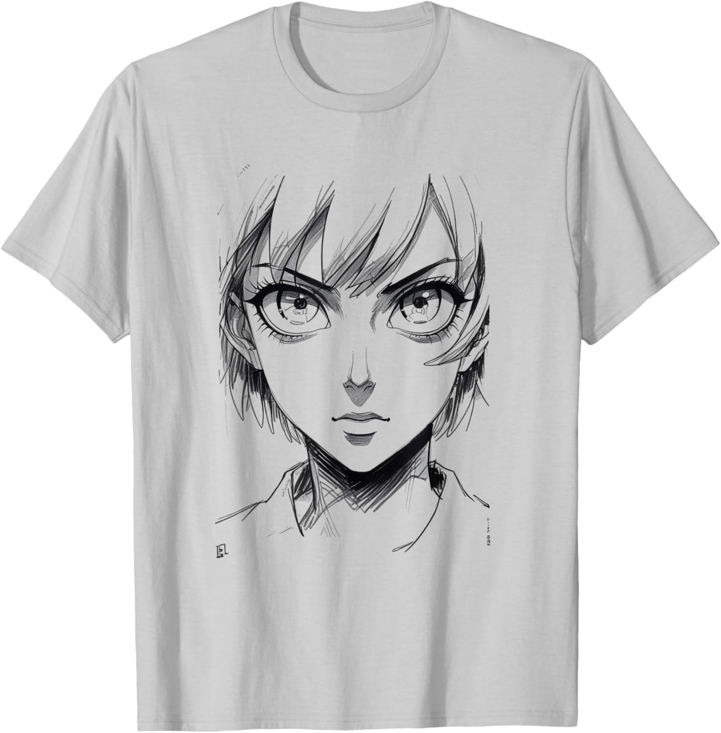 Retro Anime Cyberpunk Face T-Shirt for Unique Style Lovers - 2