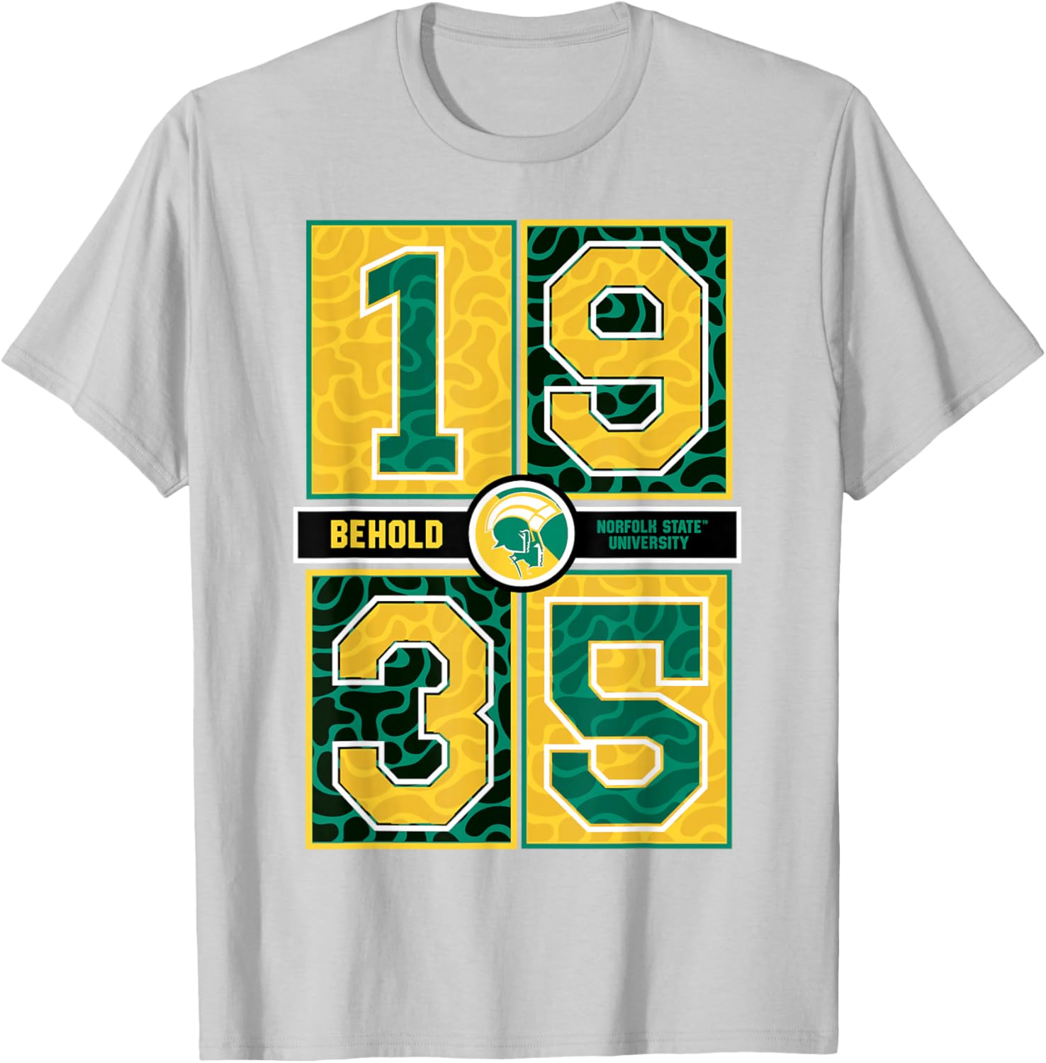 Norfolk State University Spartans HBCU Concrete Date T-Shirt for Fans - 3