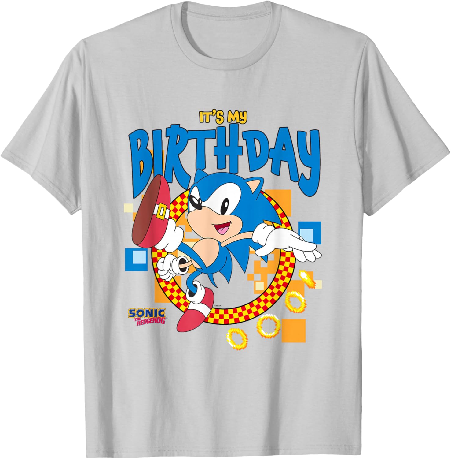 Sonic The Hedgehog Birthday T-Shirt for Fun Celebrations and Parties - 4