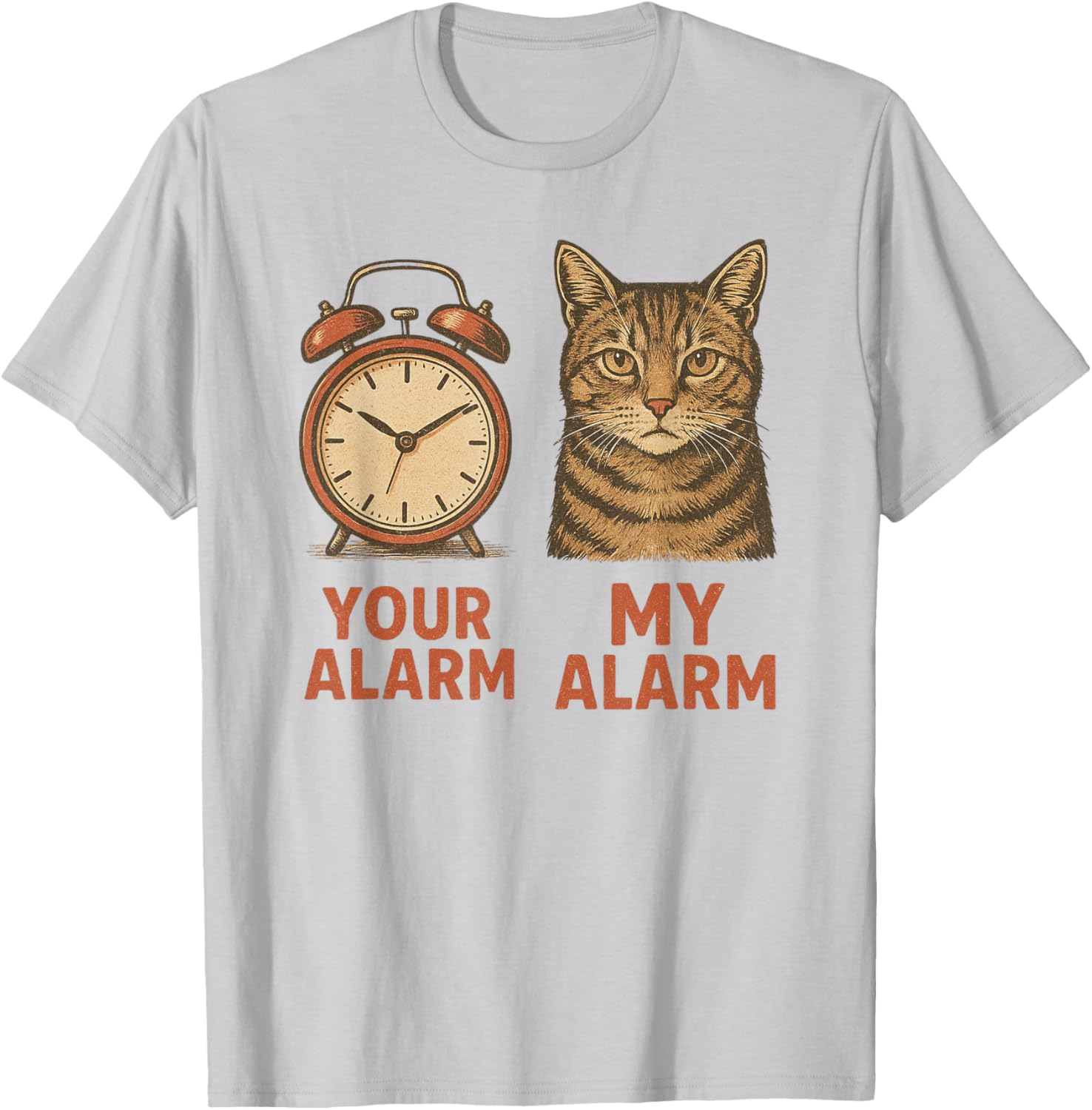 Vintage Kitty Print T-Shirt for Cat Lovers - Funny 60's Style Top - 1