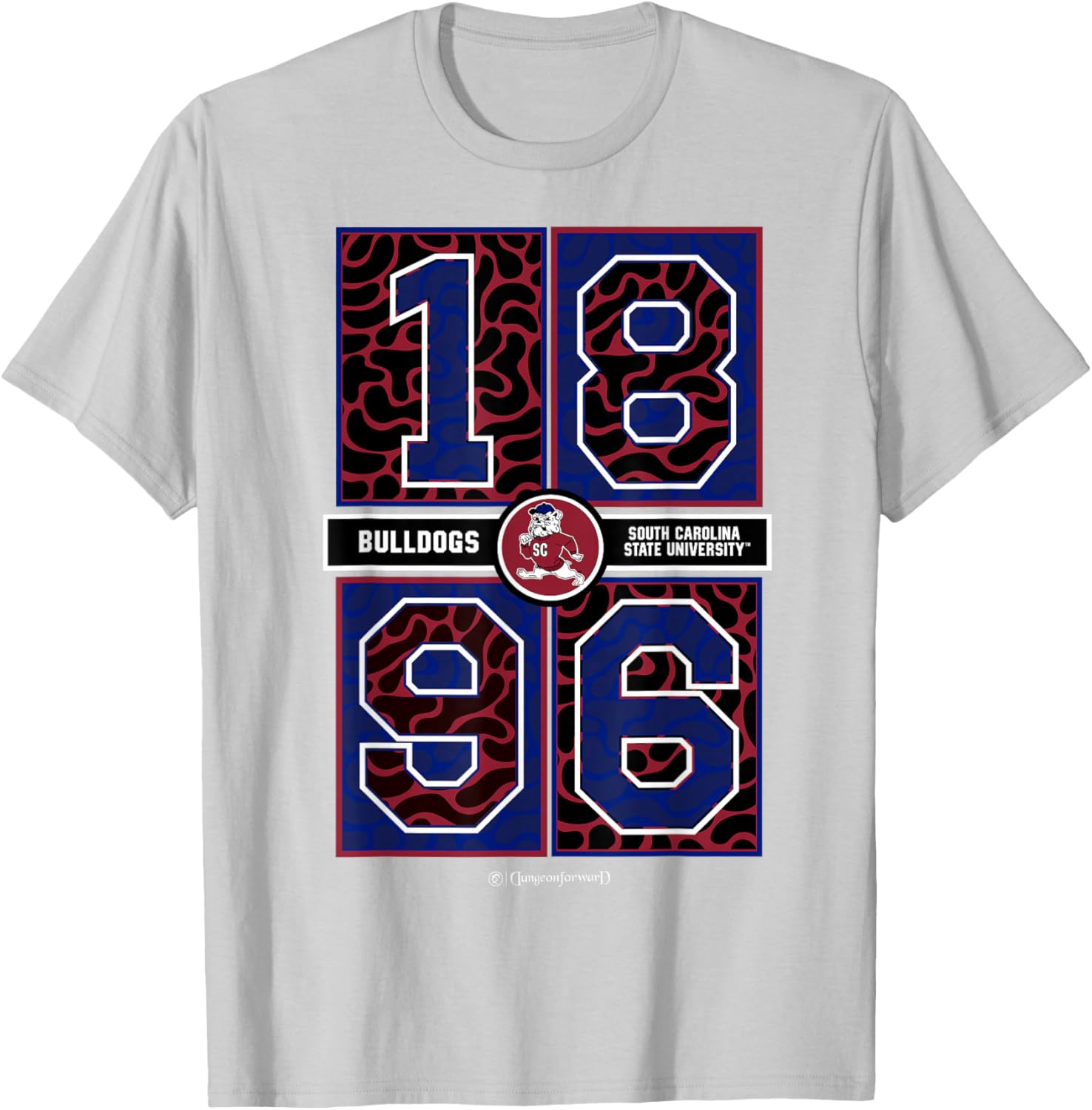 South Carolina State University Bulldogs Concrete Date T-Shirt for Fans - 3