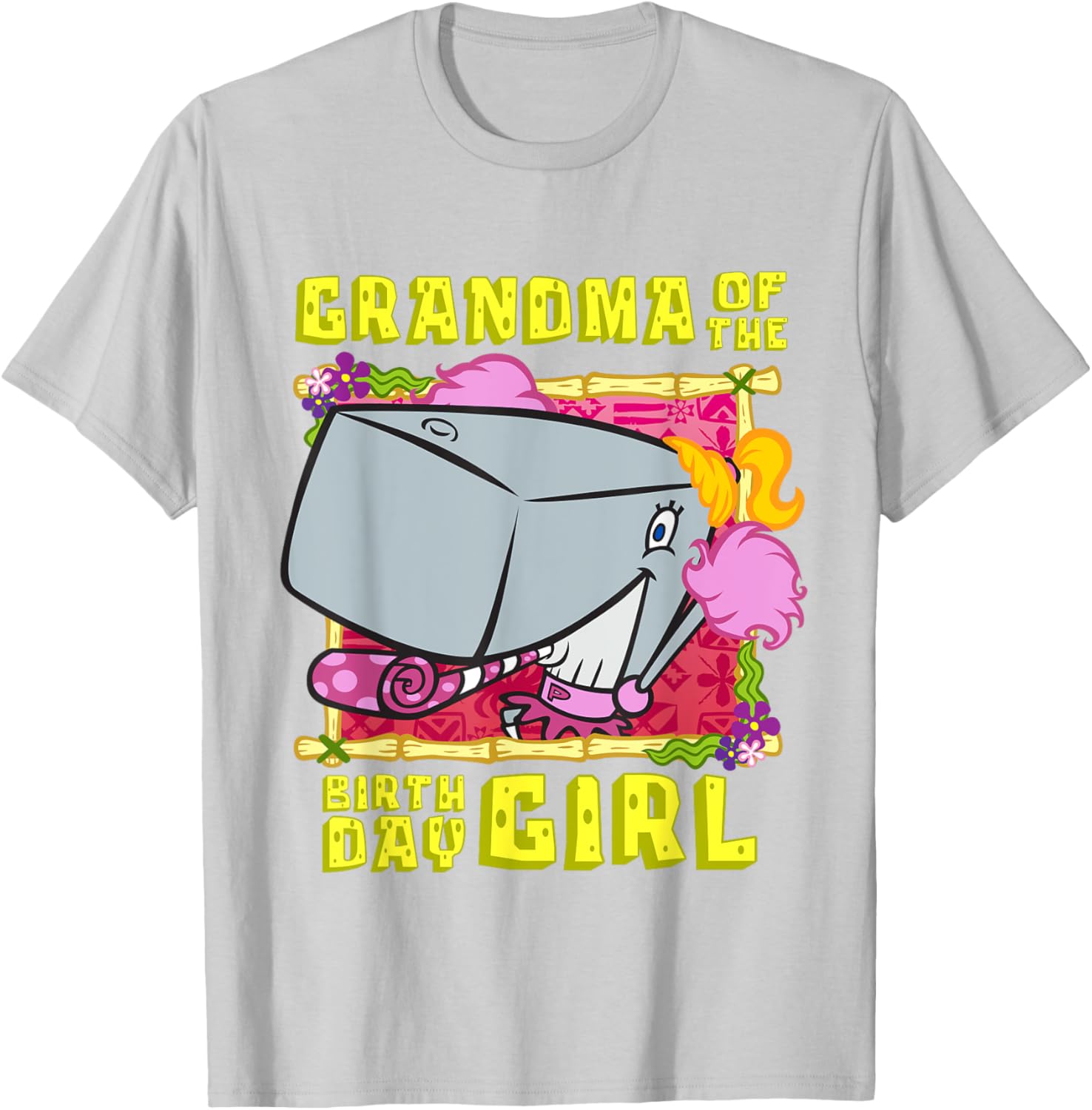 SpongeBob Pearl Grandma T-Shirt for Birthday Girls - Fun Grandmother Gift - 9
