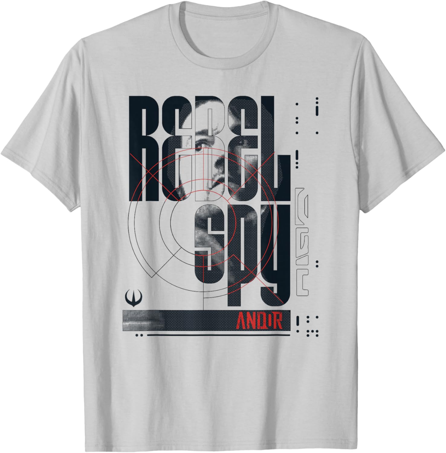 Star Wars Andor Cassian Distressed Poster T-Shirt for Fans and Collectors - 7