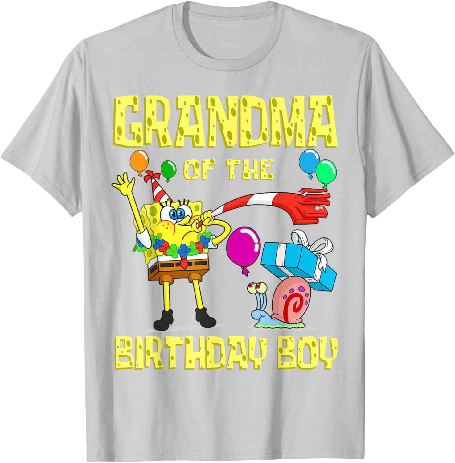 SpongeBob Grandma of the Birthday Boy T-Shirt Fun Party Apparel - 20