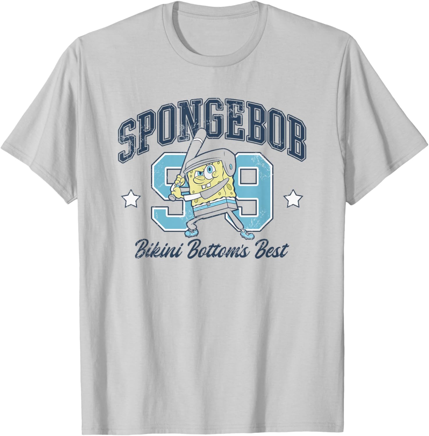 SpongeBob SquarePants Retro Baseball T-Shirt for Fun Fans - 2